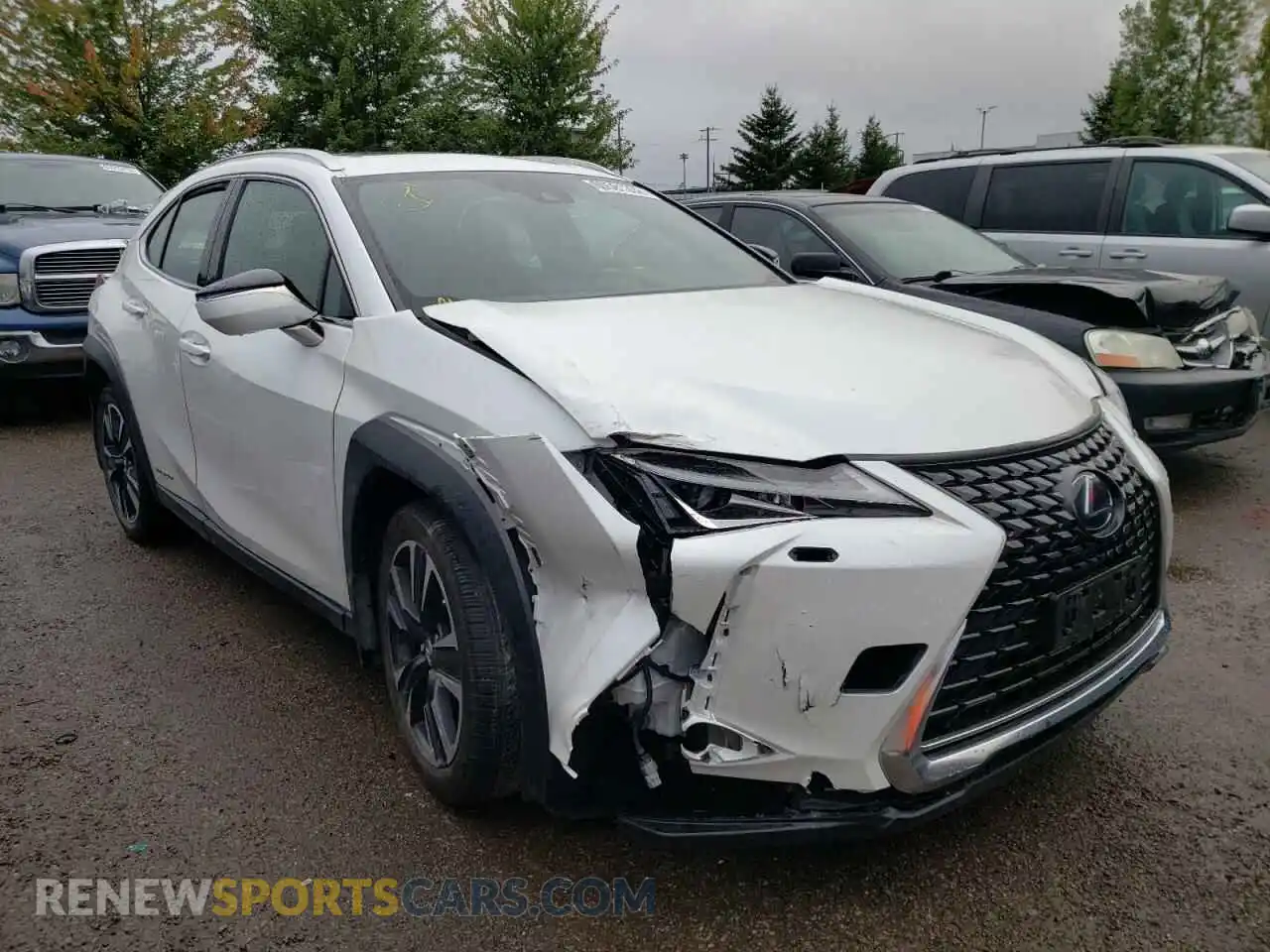 1 Photograph of a damaged car JTHP9JBH4M2039874 LEXUS UX 250H 2021