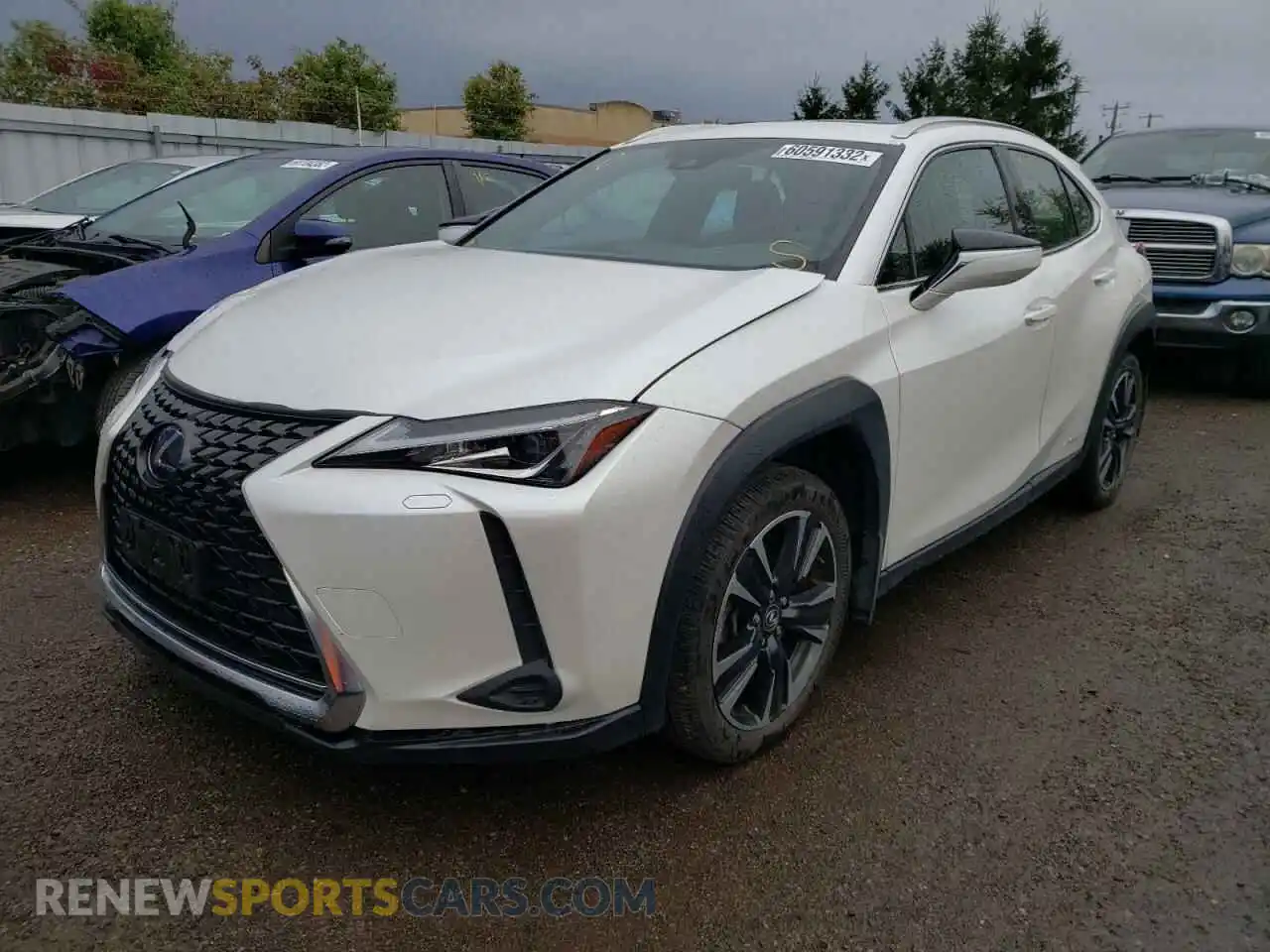 2 Photograph of a damaged car JTHP9JBH4M2039874 LEXUS UX 250H 2021