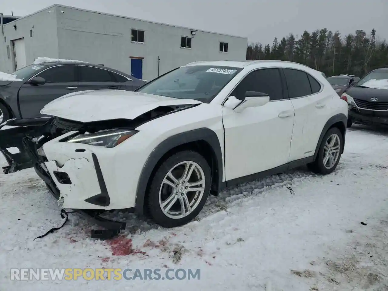 1 Photograph of a damaged car JTHP9JBH6M2039598 LEXUS UX 250H 2021