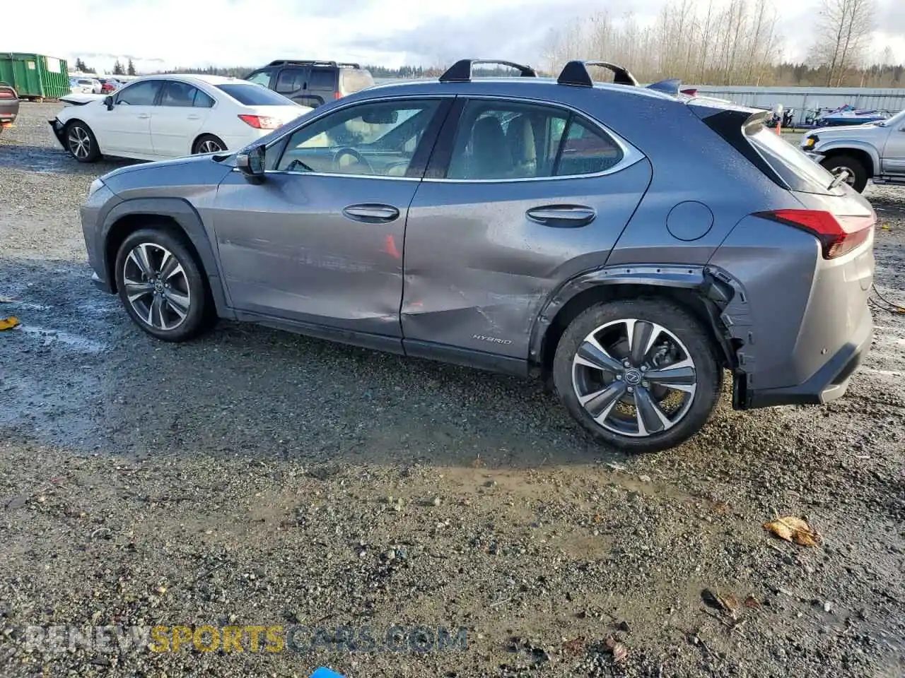 2 Photograph of a damaged car JTHP9JBH7M2037701 LEXUS UX 250H 2021