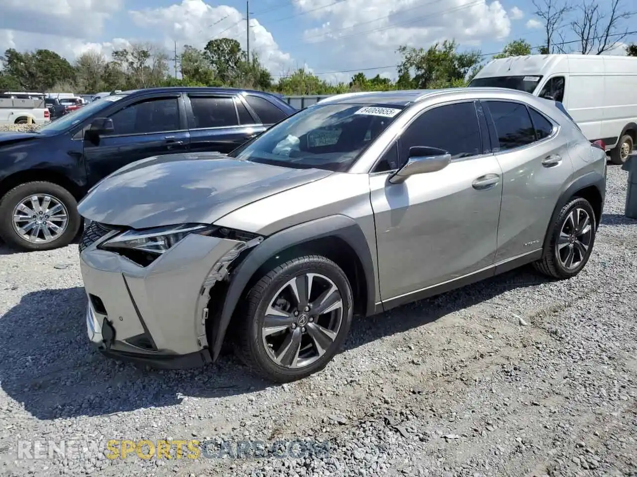 1 Photograph of a damaged car JTHP9JBH8M2053065 LEXUS UX 250H 2021
