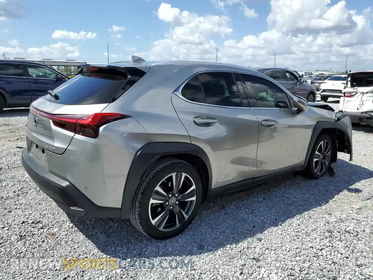 3 Photograph of a damaged car JTHP9JBH8M2053065 LEXUS UX 250H 2021