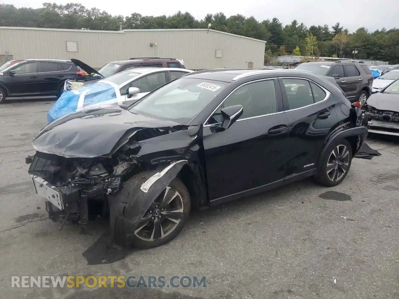1 Photograph of a damaged car JTHP9JBH9M2038168 LEXUS UX 250H 2021