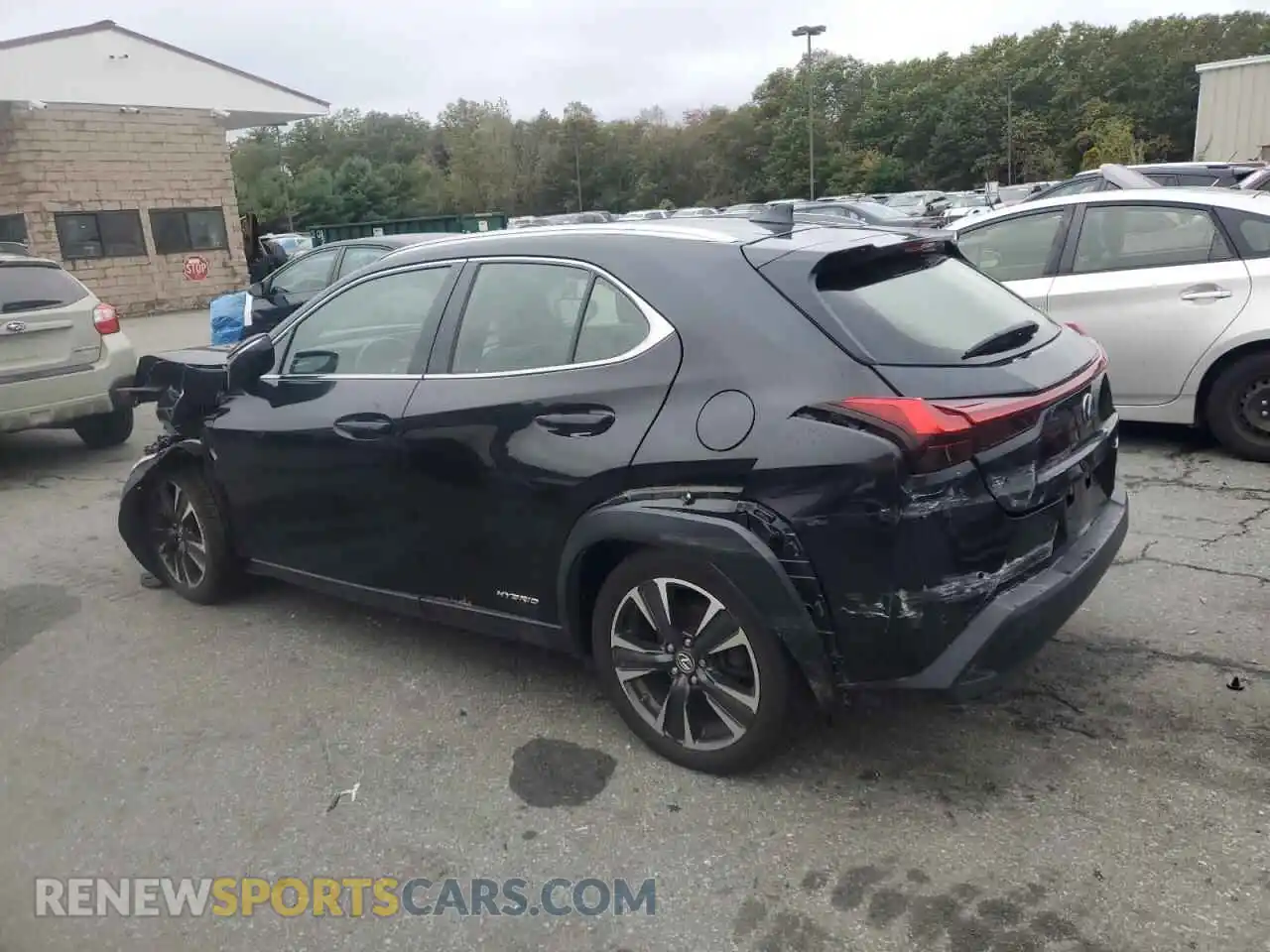 2 Photograph of a damaged car JTHP9JBH9M2038168 LEXUS UX 250H 2021