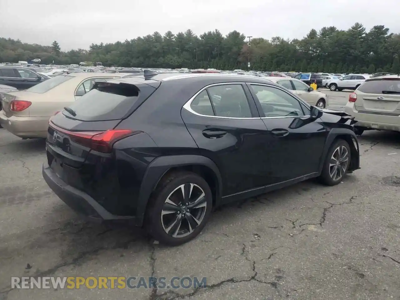 3 Photograph of a damaged car JTHP9JBH9M2038168 LEXUS UX 250H 2021