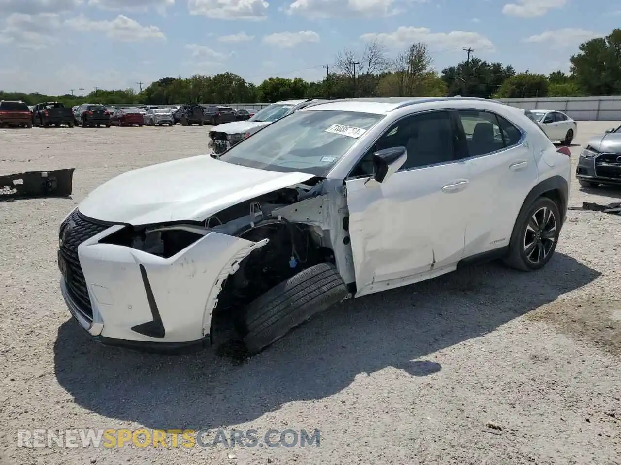 1 Photograph of a damaged car JTHP9JBH9M2040843 LEXUS UX 250H 2021