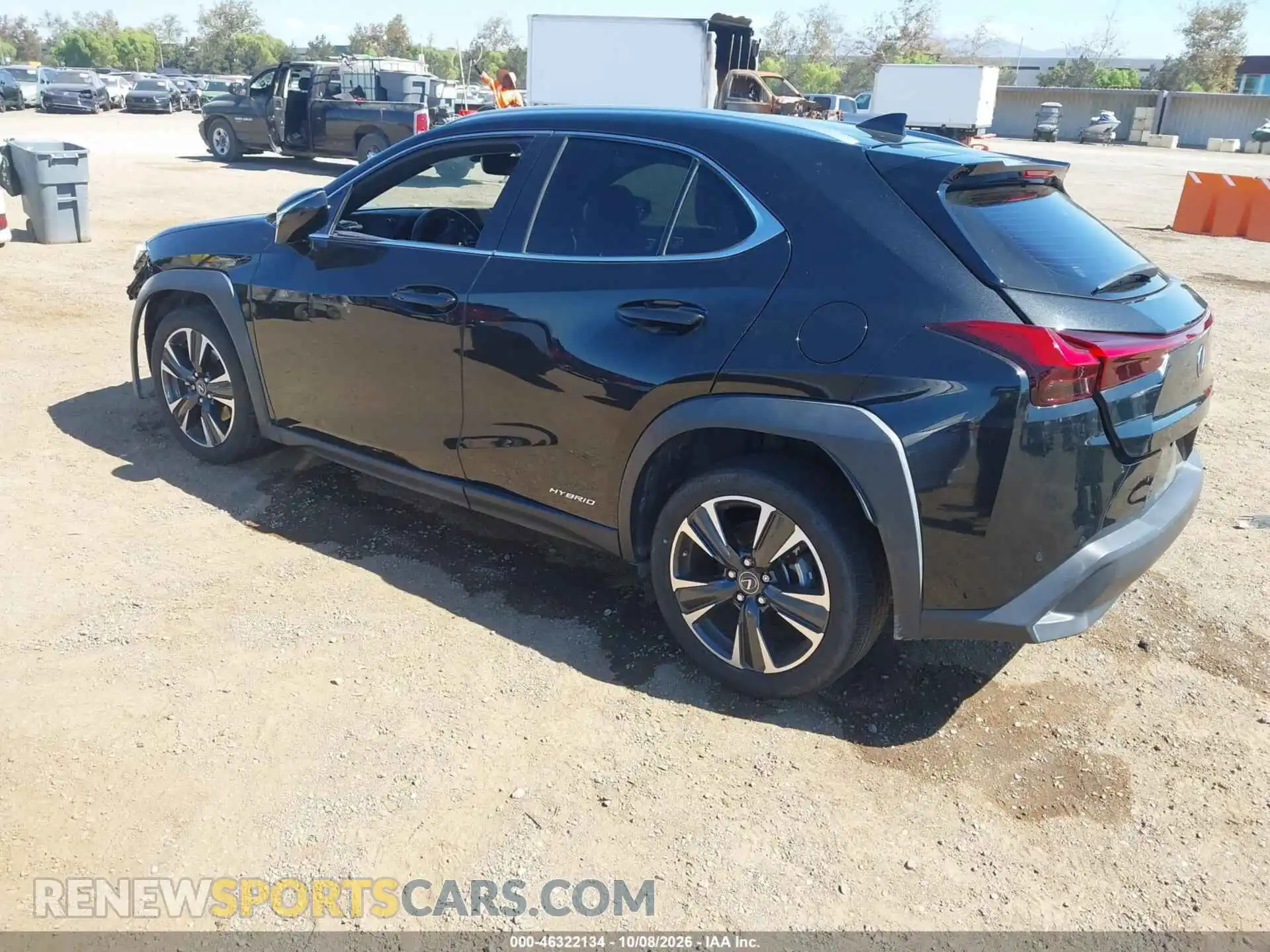 3 Фотография поврежденного автомобиля JTHP9JBH9M2041670 LEXUS UX 250H 2021
