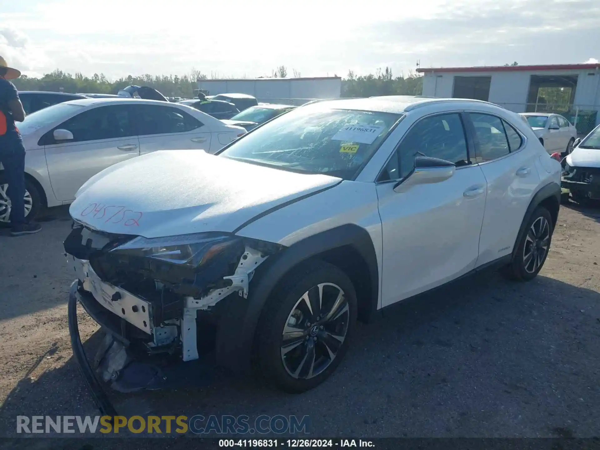 2 Photograph of a damaged car JTHP9JBH9M2045752 LEXUS UX 250H 2021