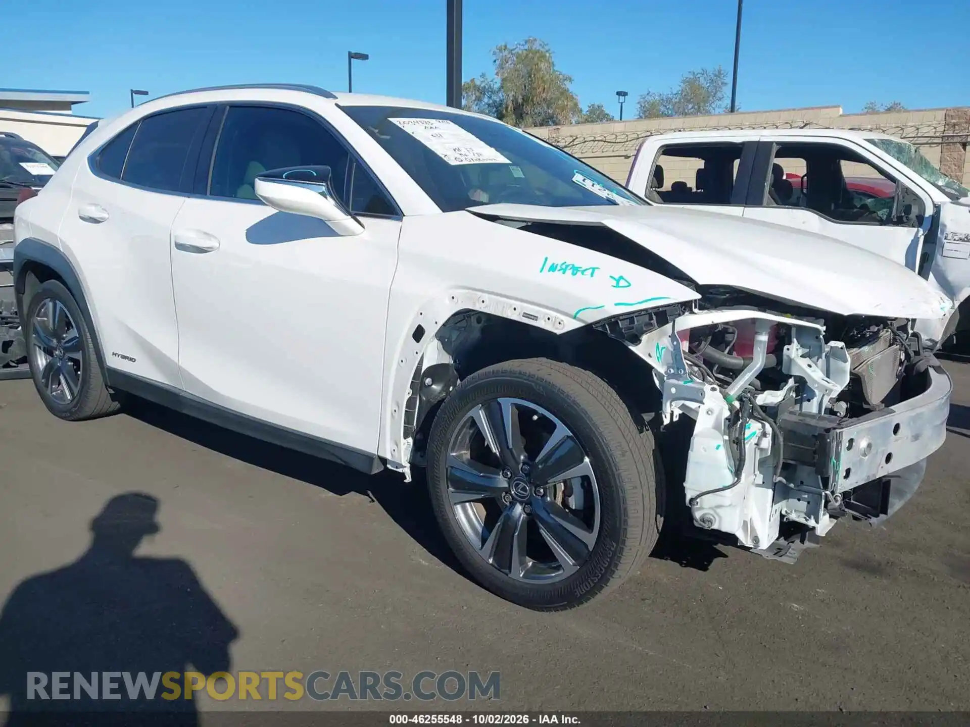 1 Фотография поврежденного автомобиля JTHP9JBH9M2050417 LEXUS UX 250H 2021