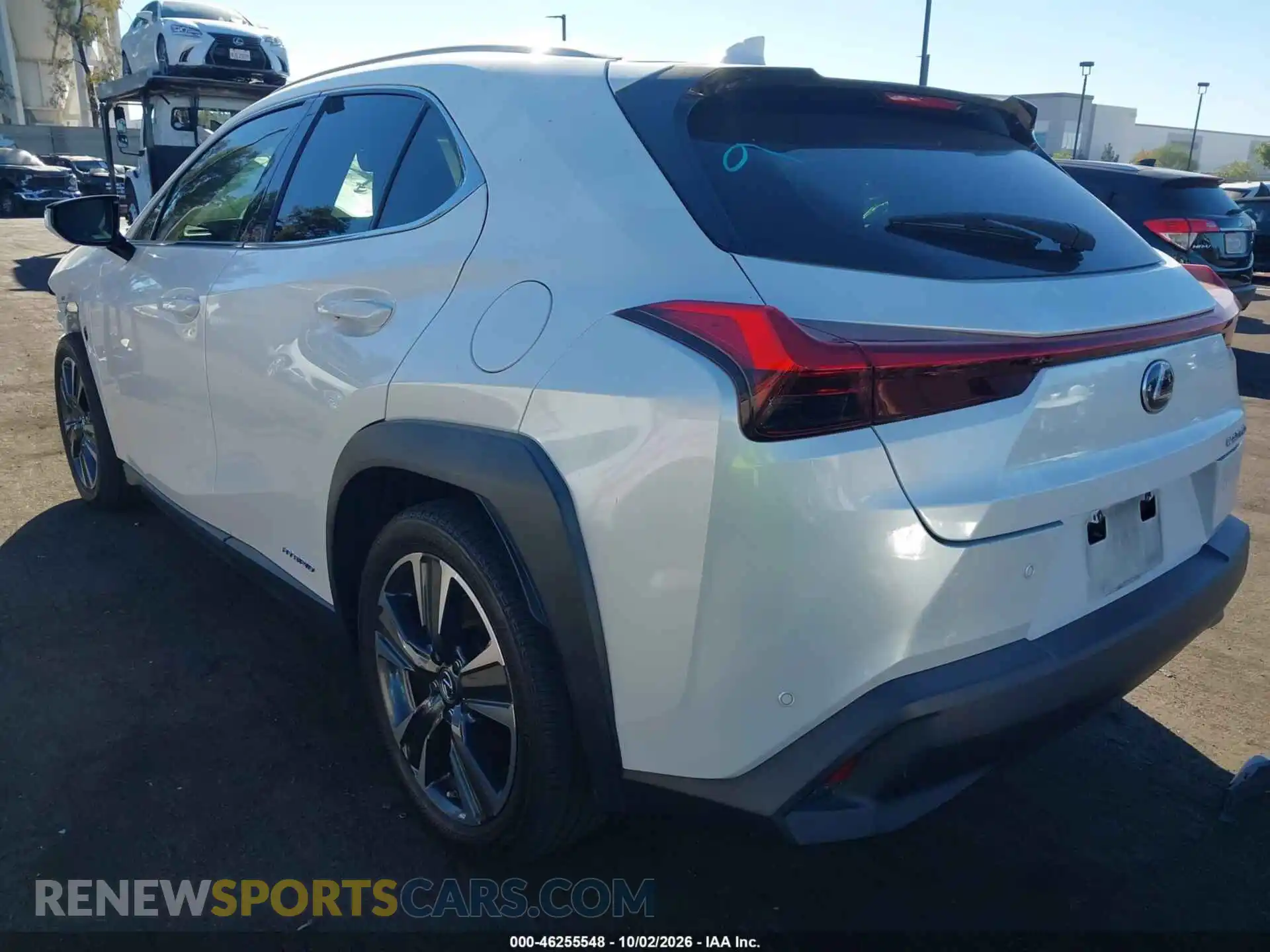 3 Фотография поврежденного автомобиля JTHP9JBH9M2050417 LEXUS UX 250H 2021