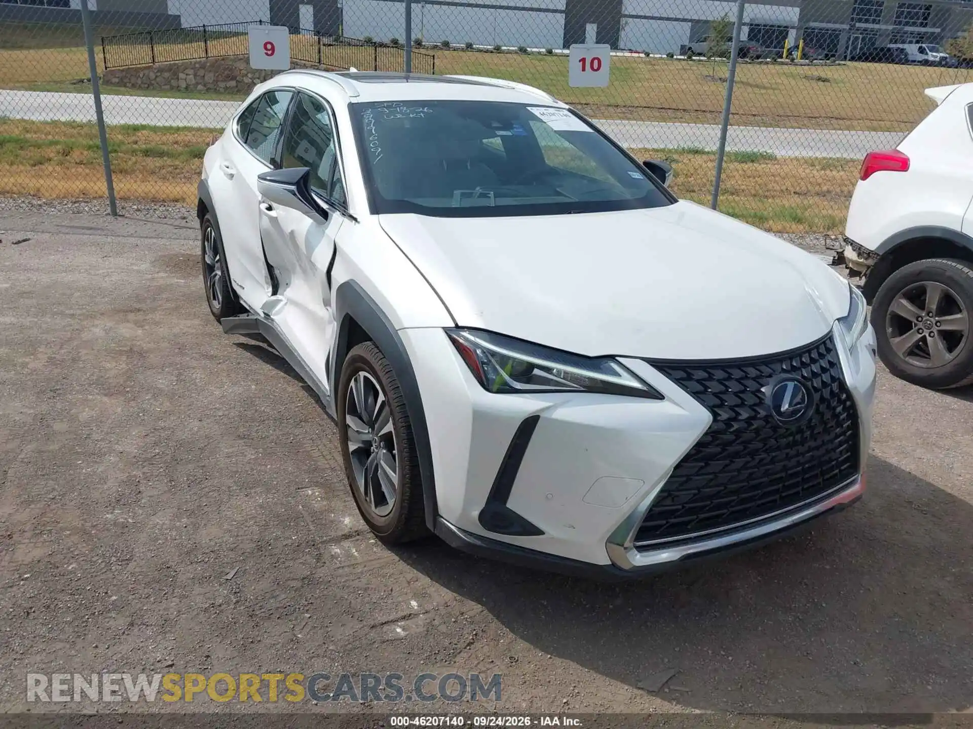 1 Photograph of a damaged car JTHP9JBH9M2052393 LEXUS UX 250H 2021