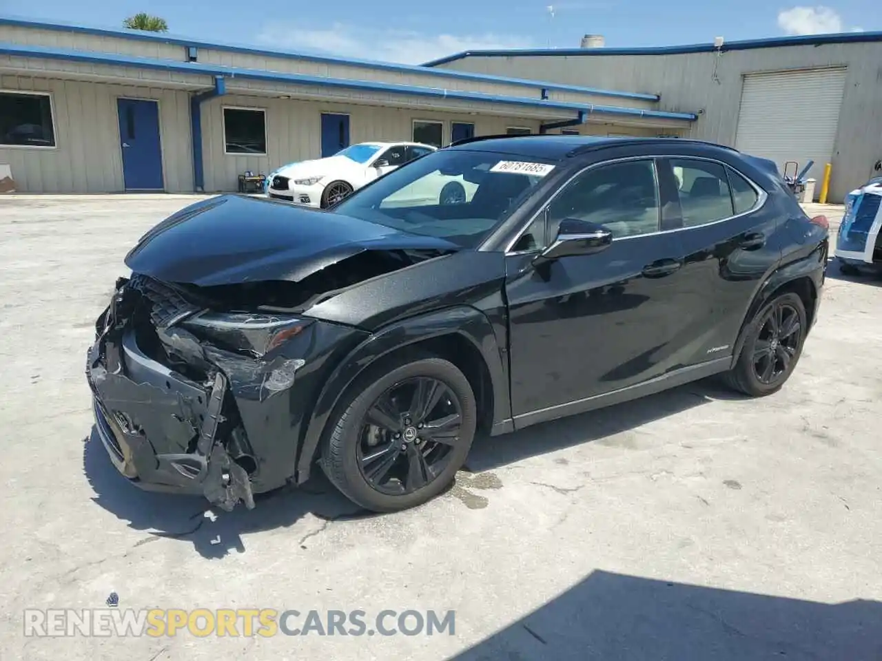 1 Photograph of a damaged car JTHP9JBHXM2045467 LEXUS UX 250H 2021