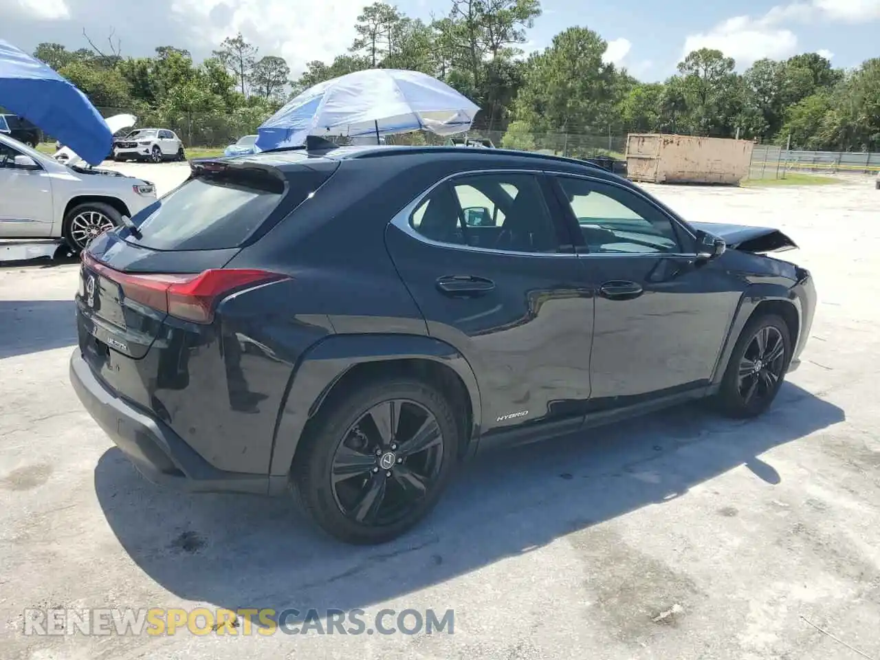 3 Photograph of a damaged car JTHP9JBHXM2045467 LEXUS UX 250H 2021