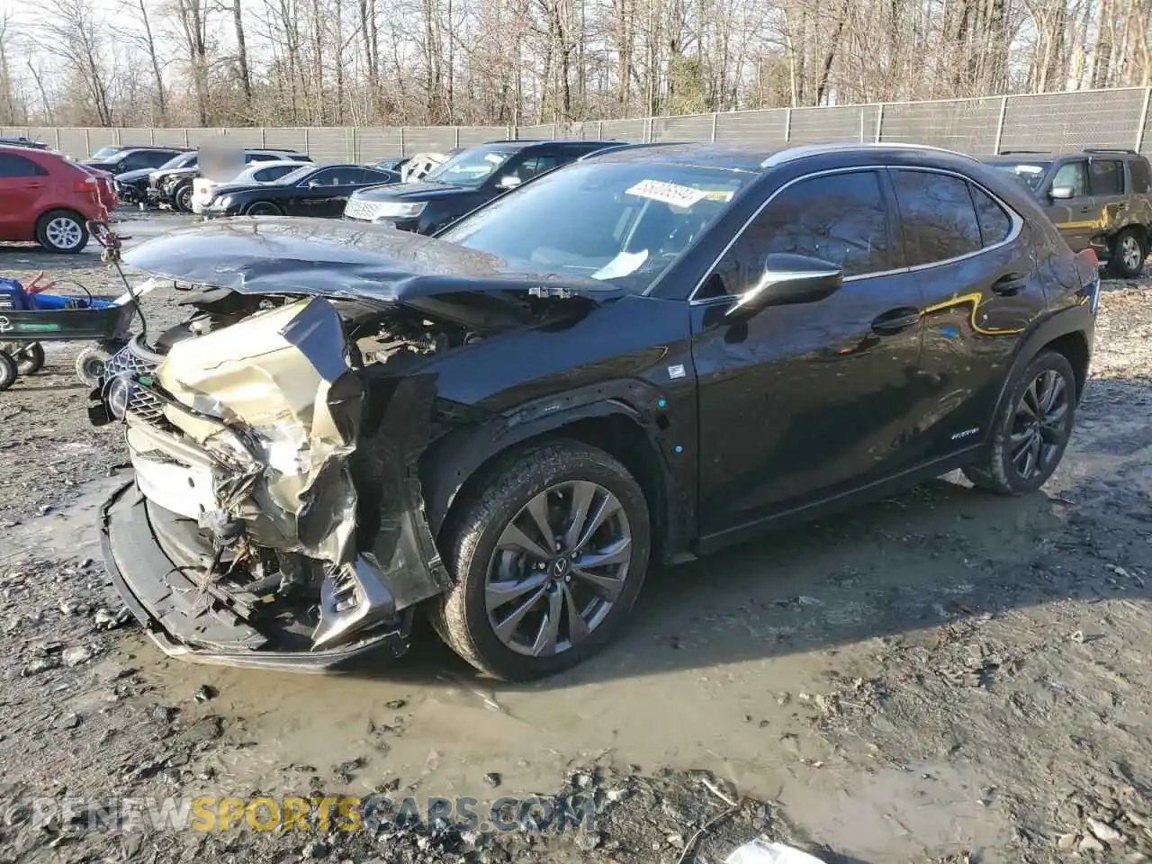 1 Photograph of a damaged car JTHR9JBH3M2052396 LEXUS UX 250H 2021
