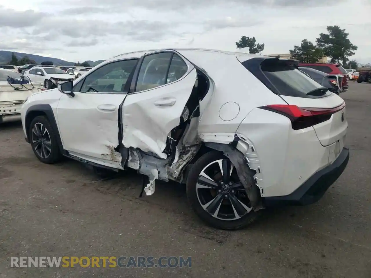 2 Photograph of a damaged car JTHX9JBH0M2050404 LEXUS UX 250H 2021