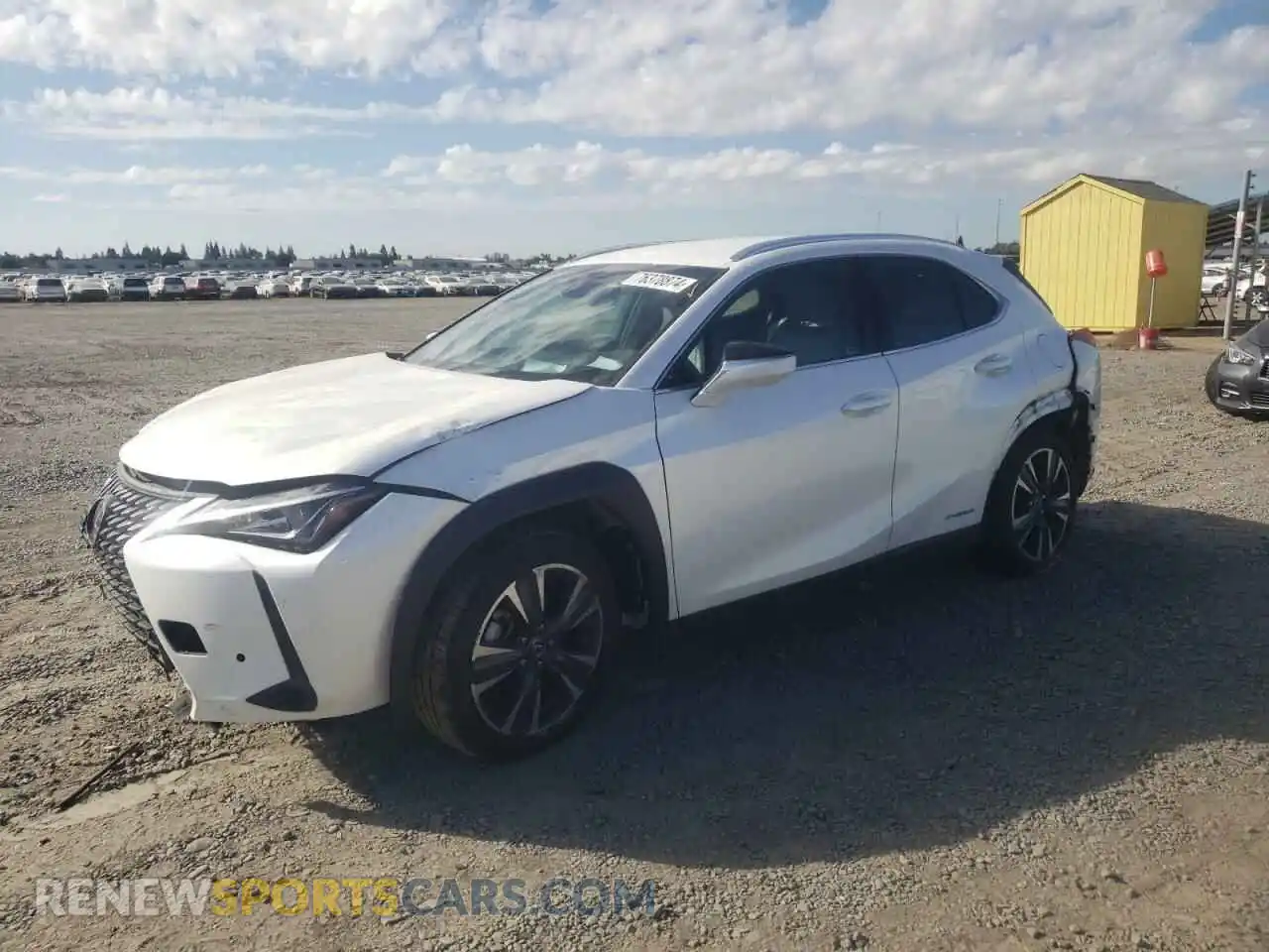 1 Photograph of a damaged car JTHX9JBH0M2053576 LEXUS UX 250H 2021