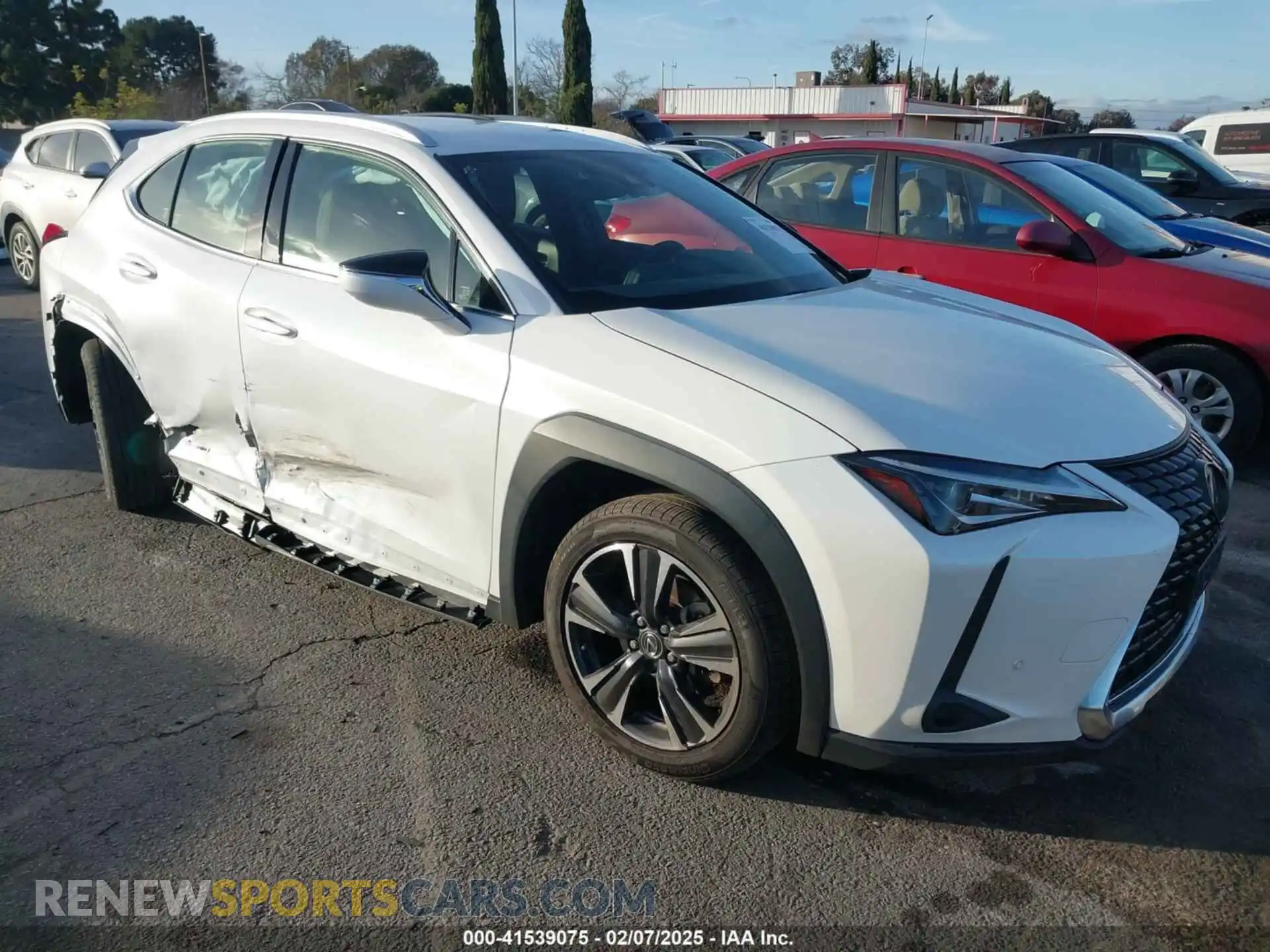 1 Photograph of a damaged car JTHX9JBH1M2044921 LEXUS UX 250H 2021