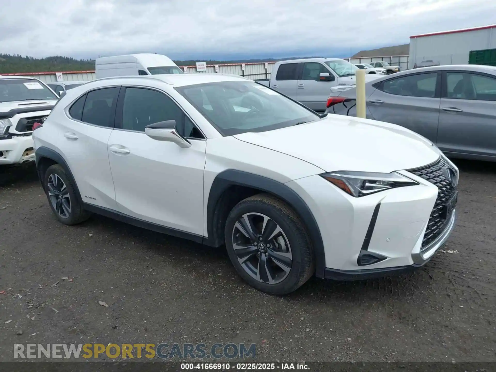 1 Photograph of a damaged car JTHX9JBH2M2051117 LEXUS UX 250H 2021