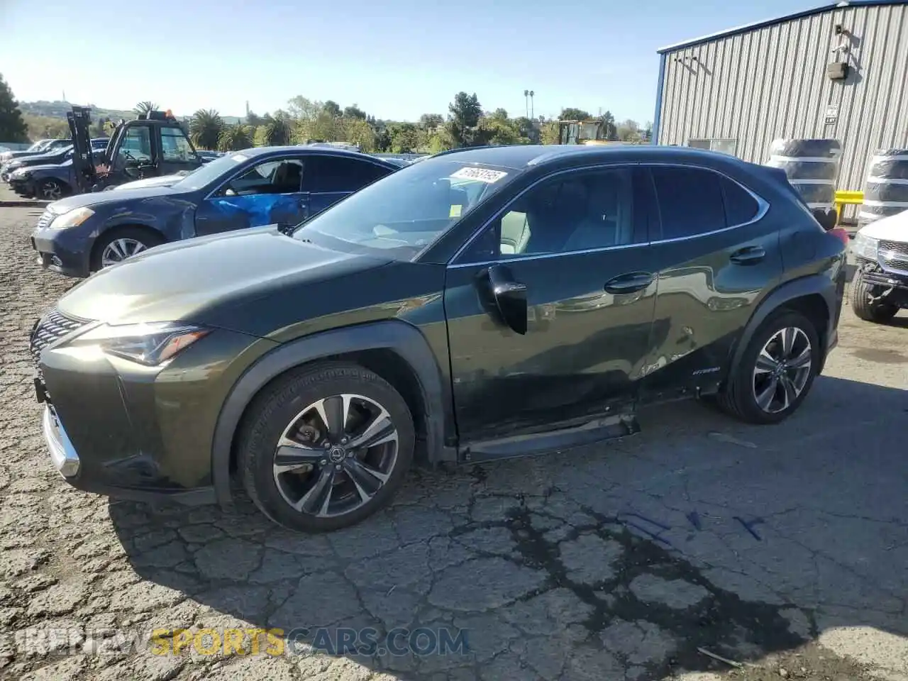 1 fotografías del automóvil dañado JTHX9JBH3M2044970 LEXUS UX 250H 2021