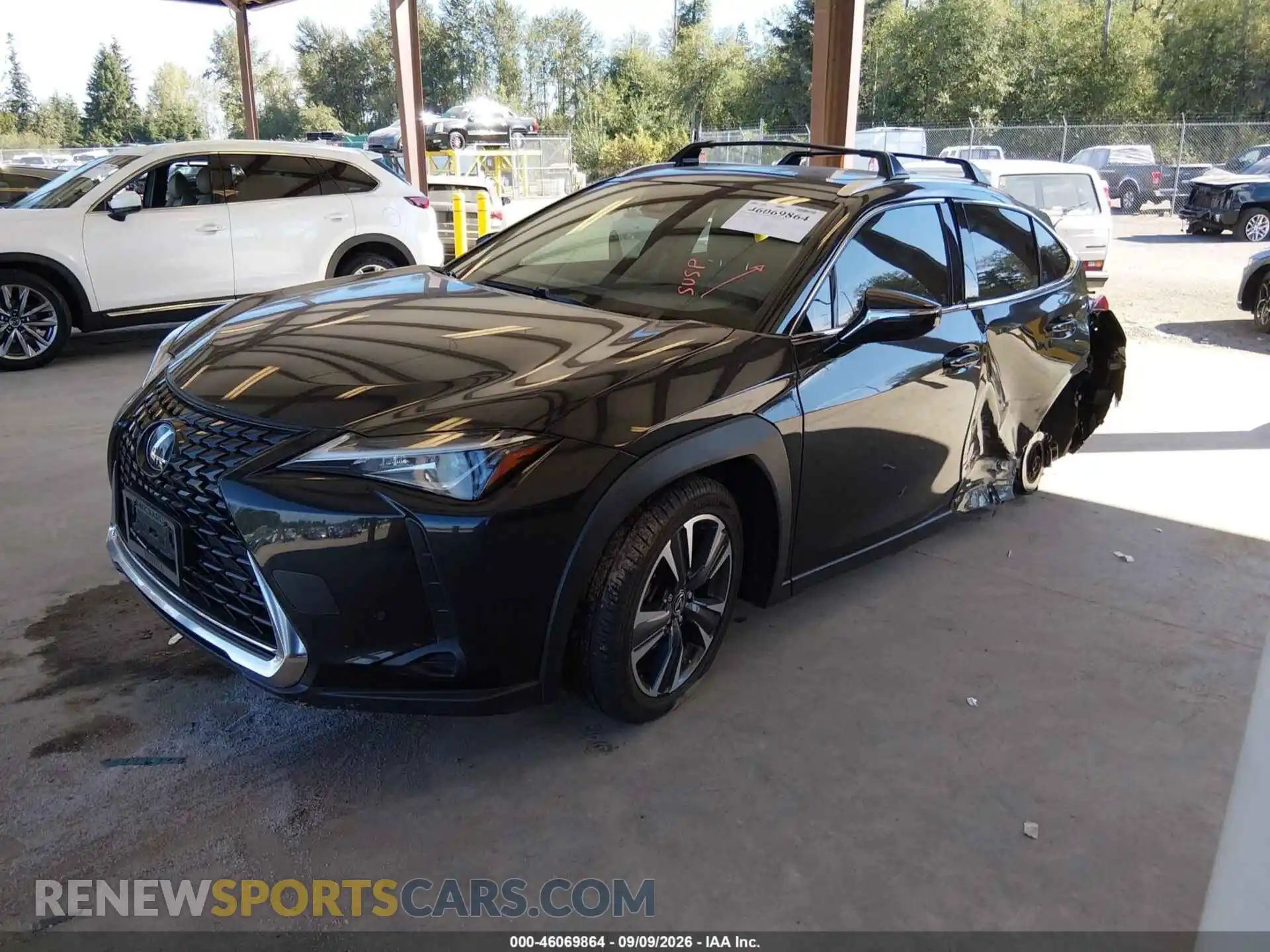 2 Photograph of a damaged car JTHX9JBH3M2050378 LEXUS UX 250H 2021