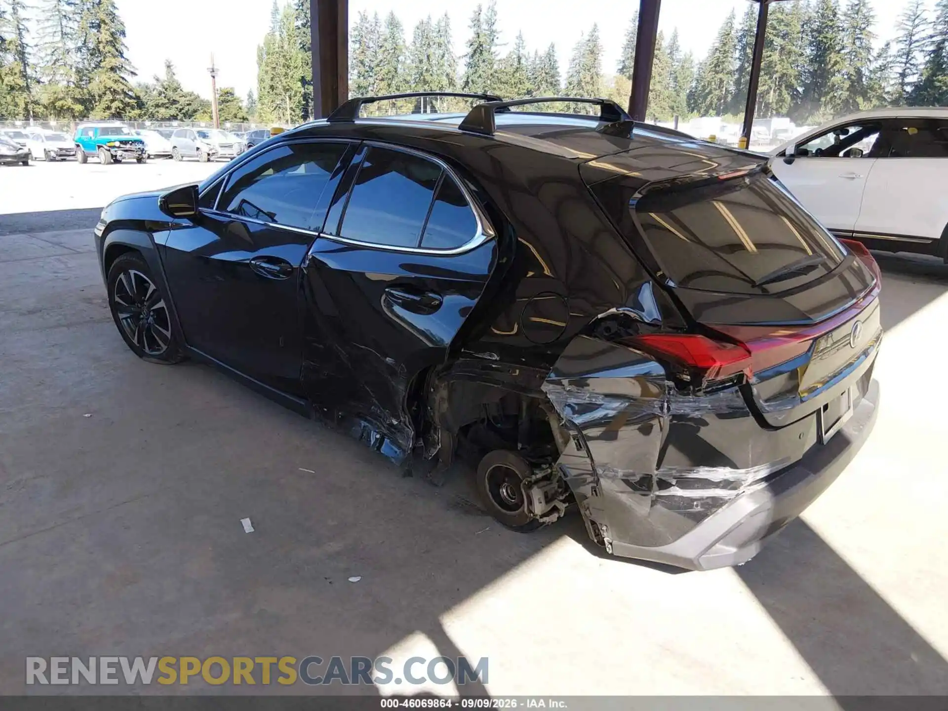3 Photograph of a damaged car JTHX9JBH3M2050378 LEXUS UX 250H 2021