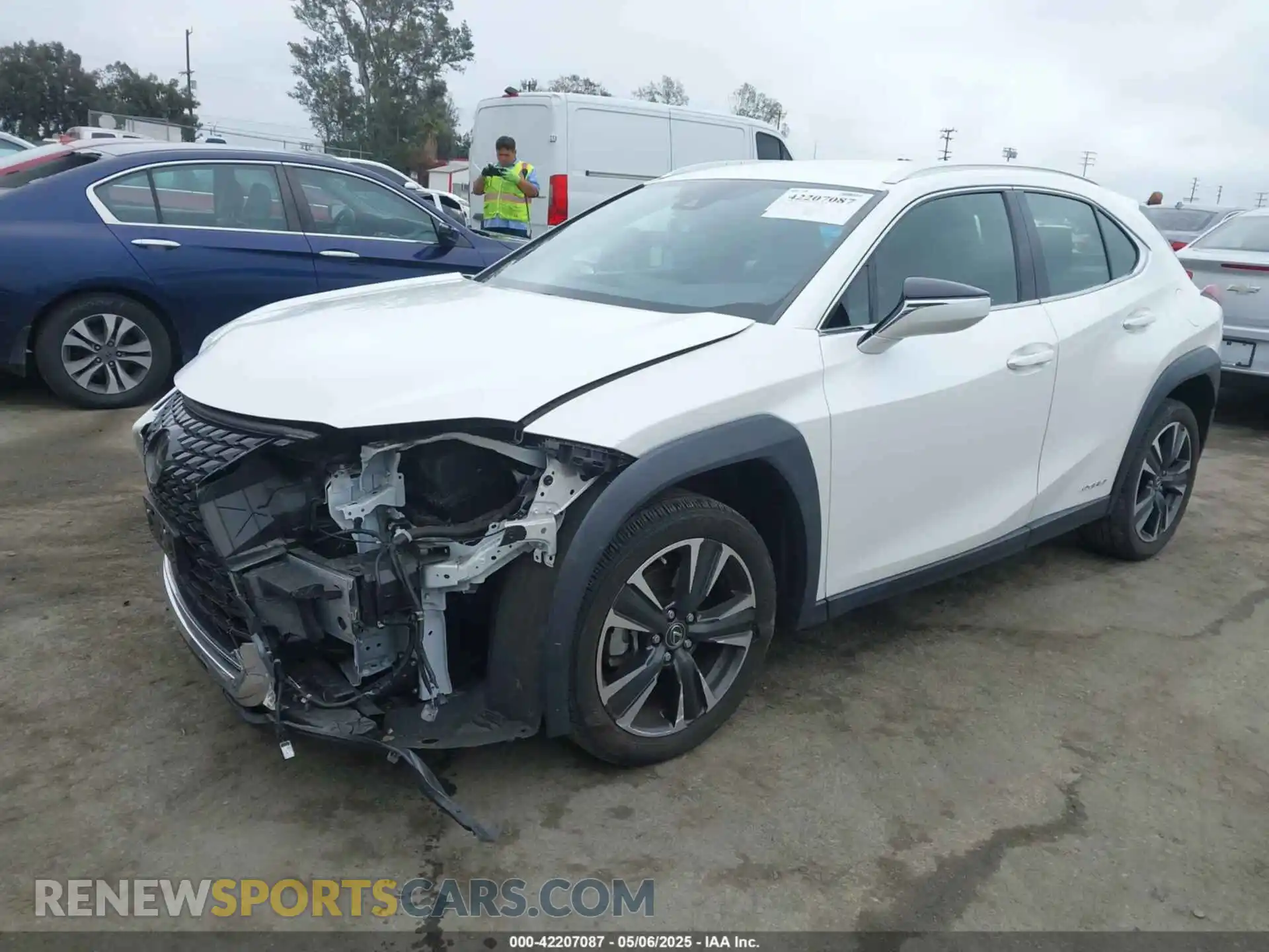 2 Photograph of a damaged car JTHX9JBH5M2038636 LEXUS UX 250H 2021