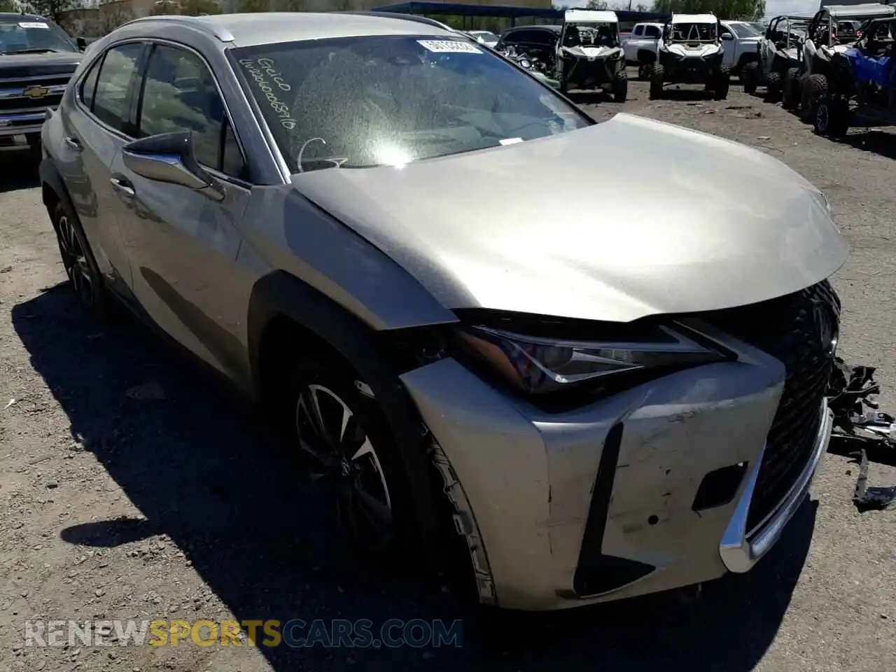 1 Photograph of a damaged car JTHX9JBH8M2039053 LEXUS UX 250H 2021