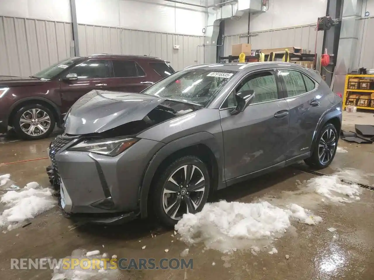 1 Photograph of a damaged car JTHX9JBH8M2047296 LEXUS UX 250H 2021