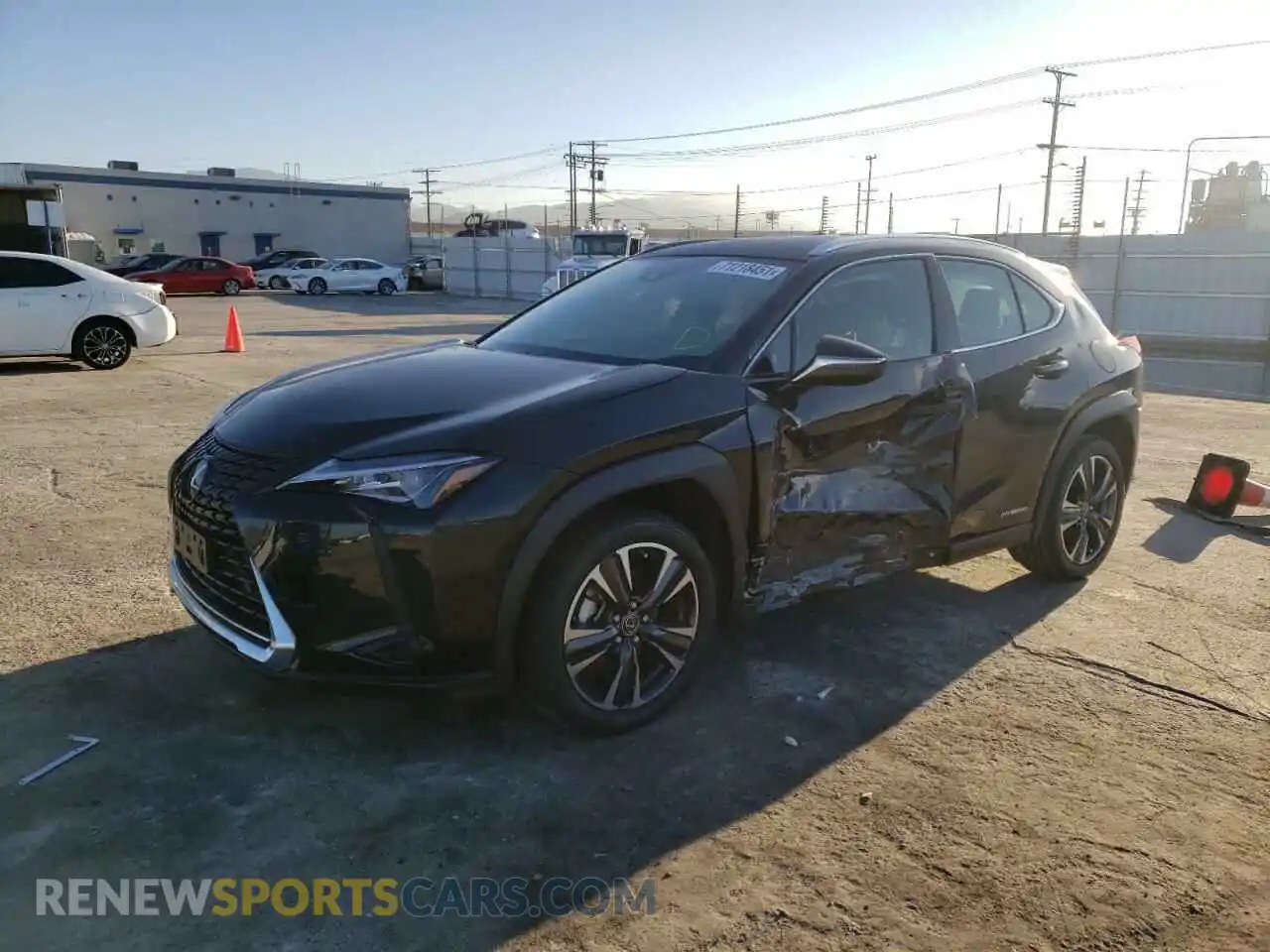 2 Photograph of a damaged car JTHX9JBH9M2054063 LEXUS UX 250H 2021