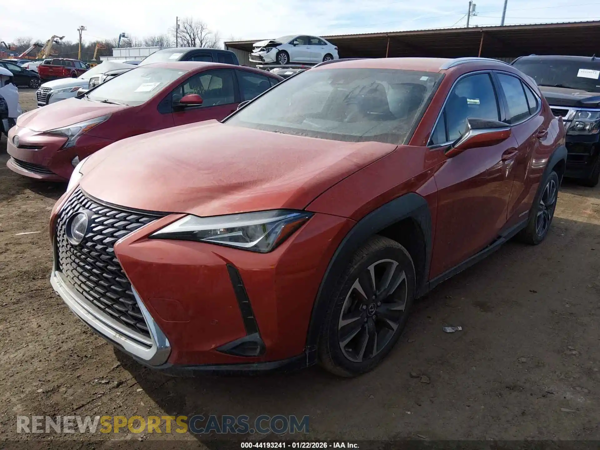 2 Photograph of a damaged car JTHX9JBHXM2038034 LEXUS UX 250H 2021