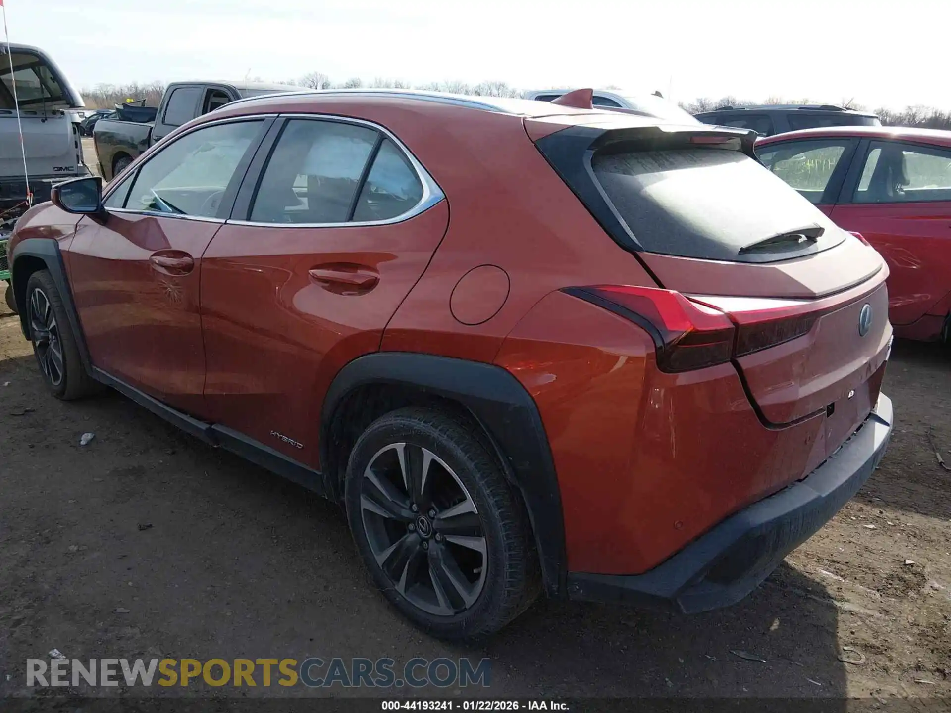 3 Photograph of a damaged car JTHX9JBHXM2038034 LEXUS UX 250H 2021