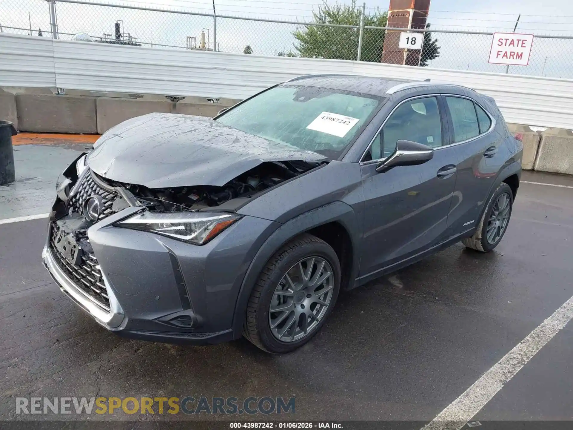 2 Photograph of a damaged car JTHX9JBHXM2041676 LEXUS UX 250H 2021