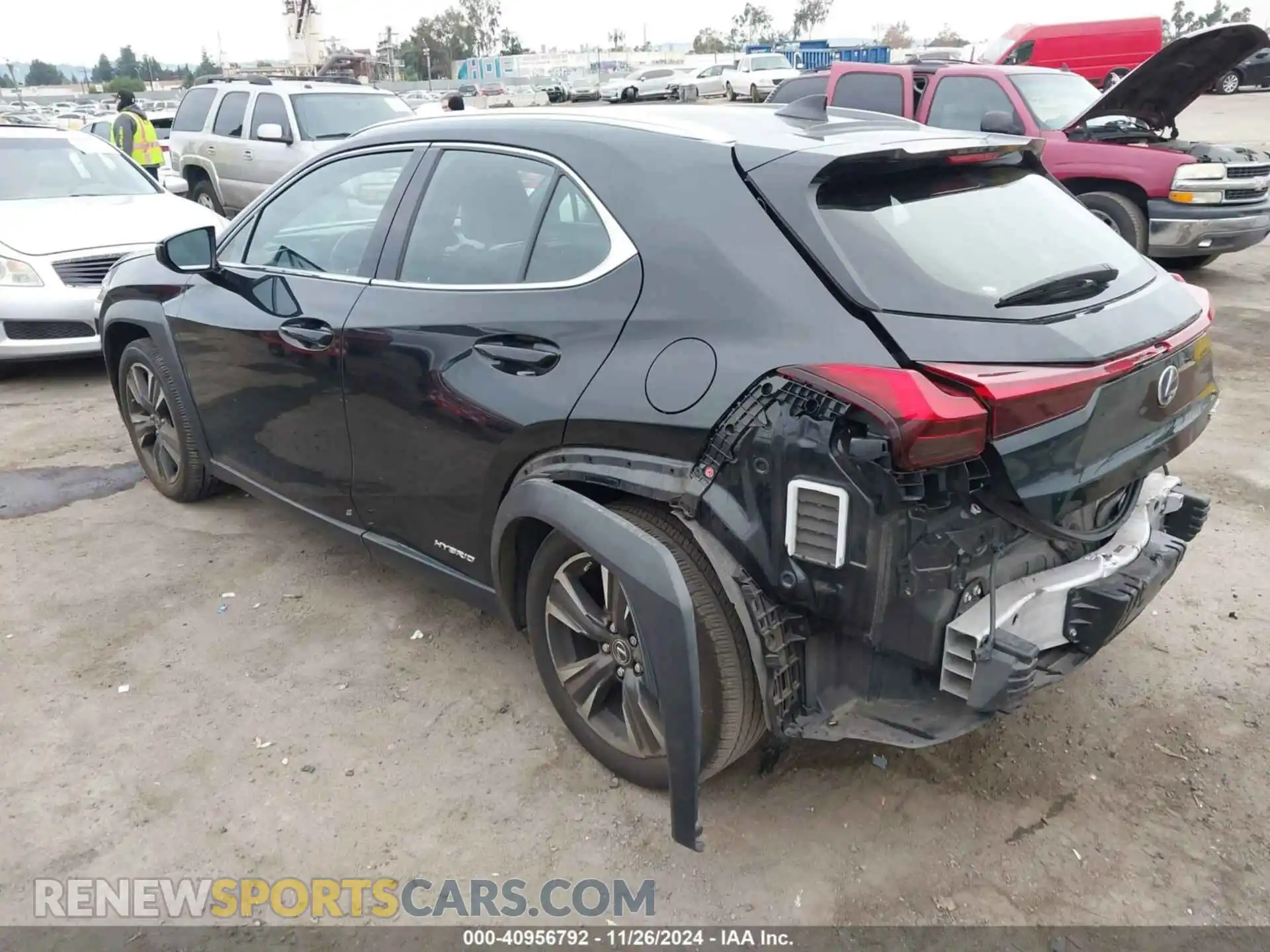 3 Photograph of a damaged car JTHX9JBHXM2049972 LEXUS UX 250H 2021