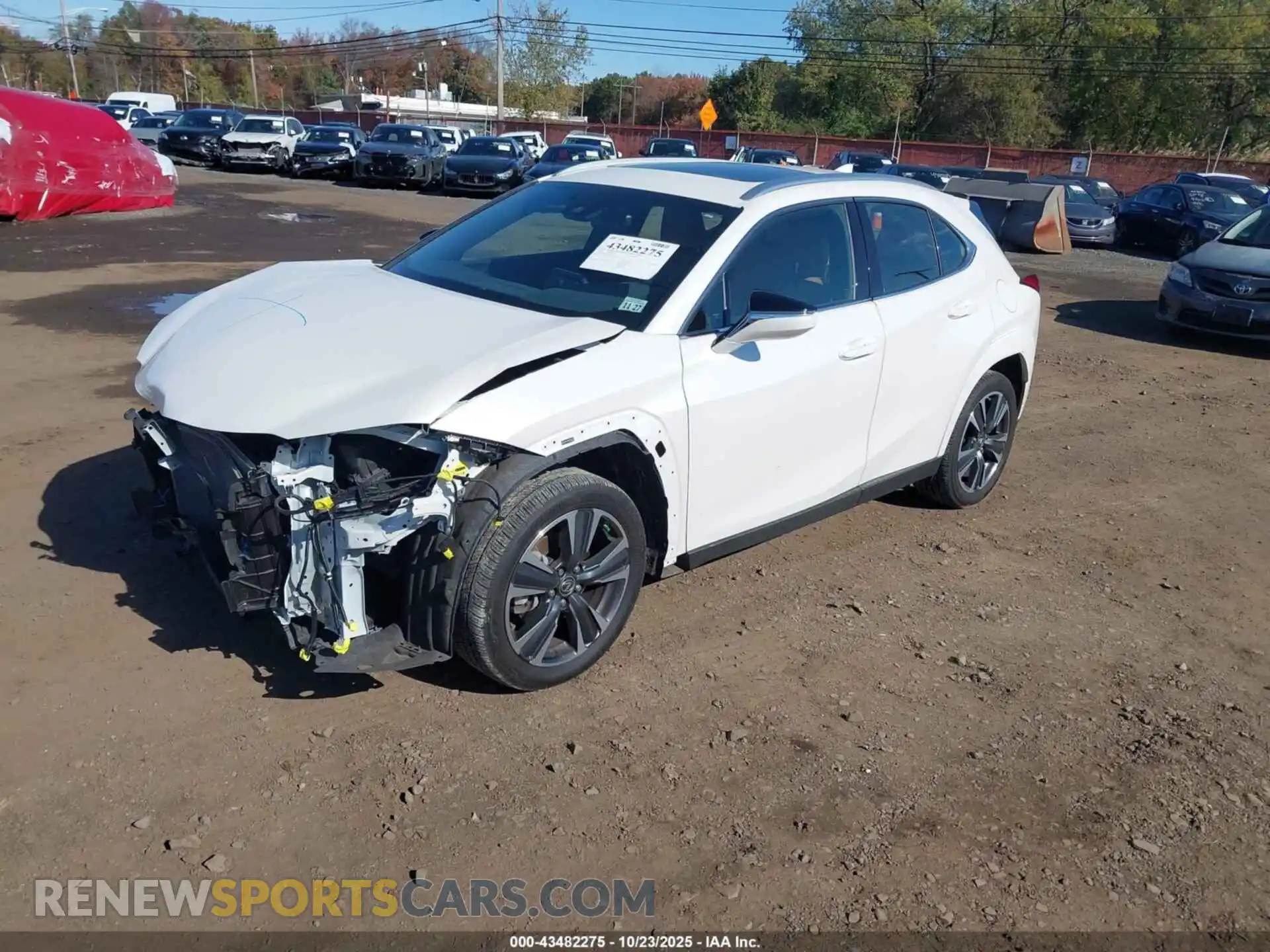 2 Фотография поврежденного автомобиля JTHP9JBH5P2065078 LEXUS UX 250H 2023