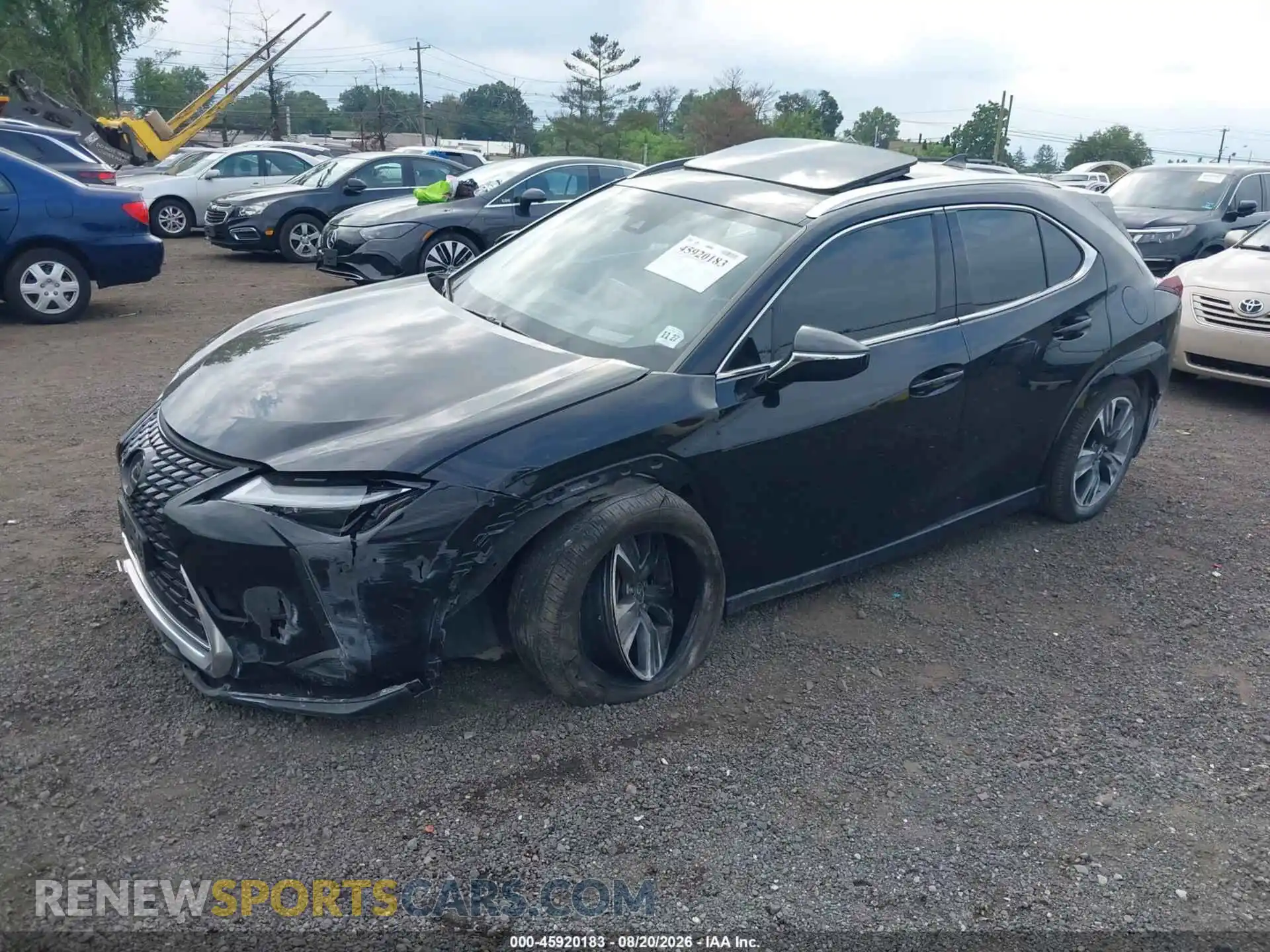2 Фотография поврежденного автомобиля JTHP9JBH7P2064613 LEXUS UX 250H 2023