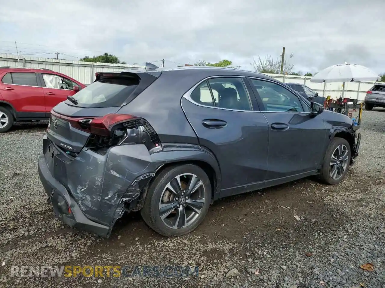 3 Photograph of a damaged car JTHP9JBH0P2067417 LEXUS UX 250H PR 2023