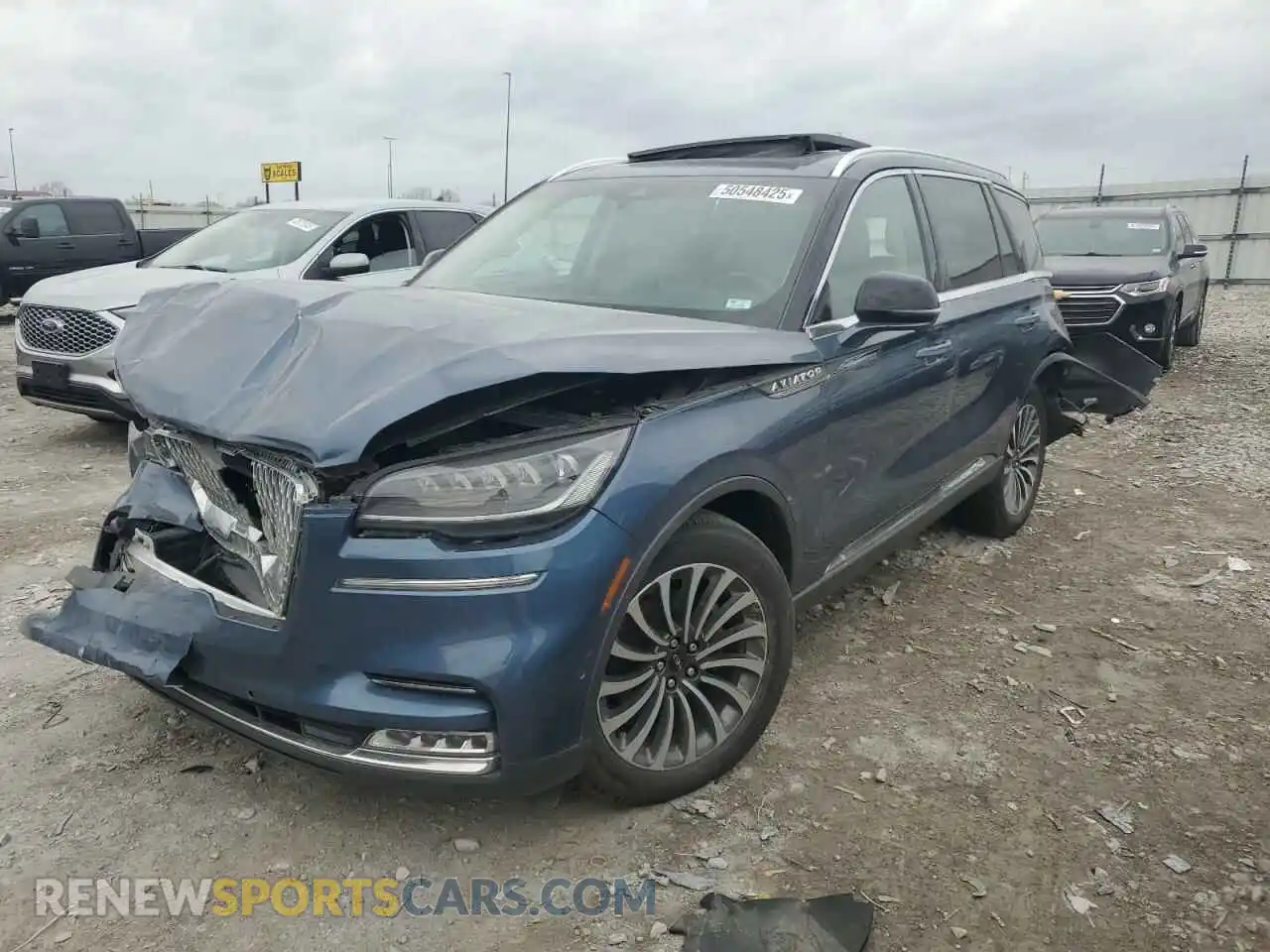 1 Photograph of a damaged car 5LM5J7XC0LGL28390 LINCOLN AVIATOR 2020
