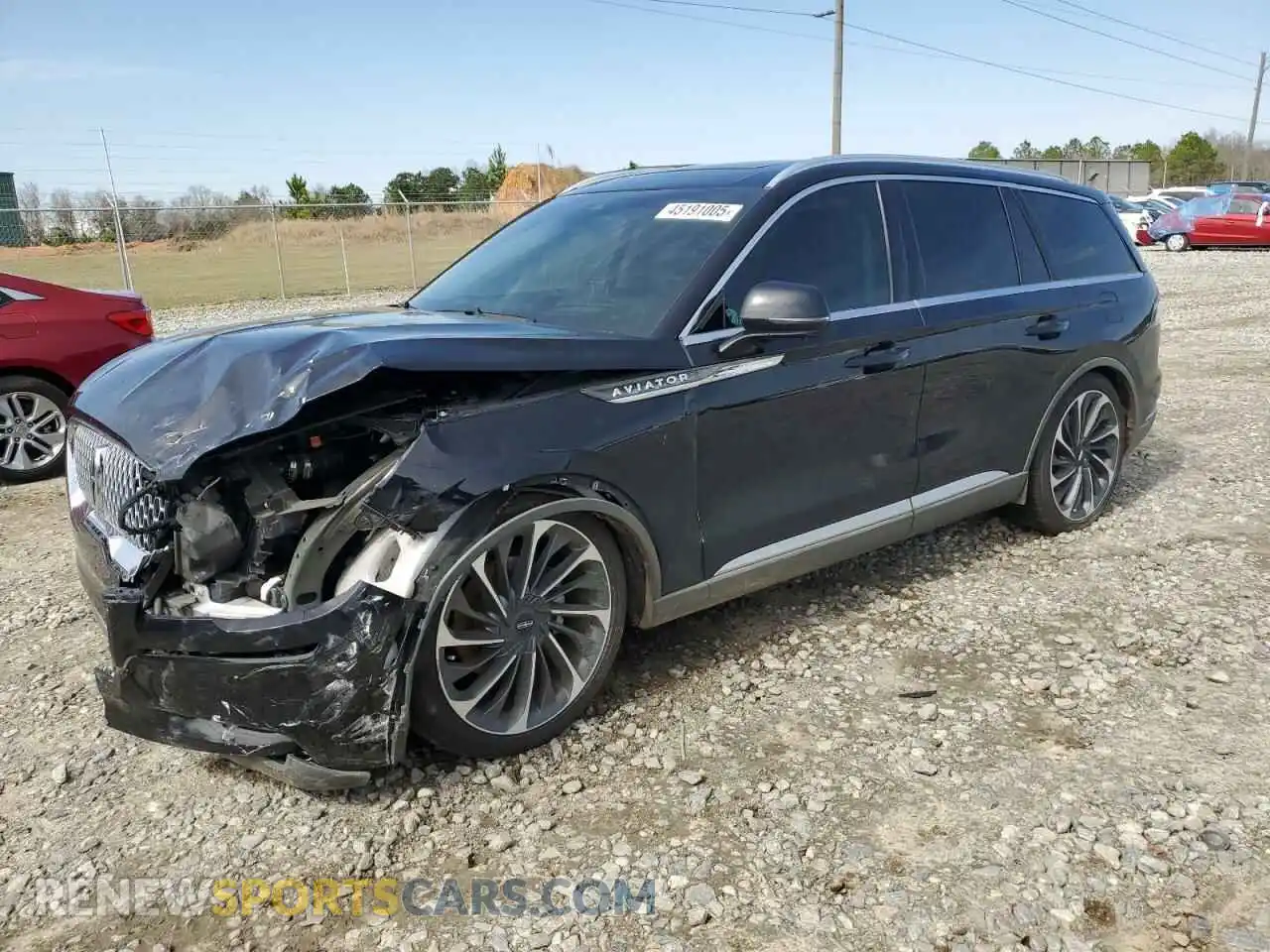 1 Photograph of a damaged car 5LM5J7XC8LGL26385 LINCOLN AVIATOR 2020