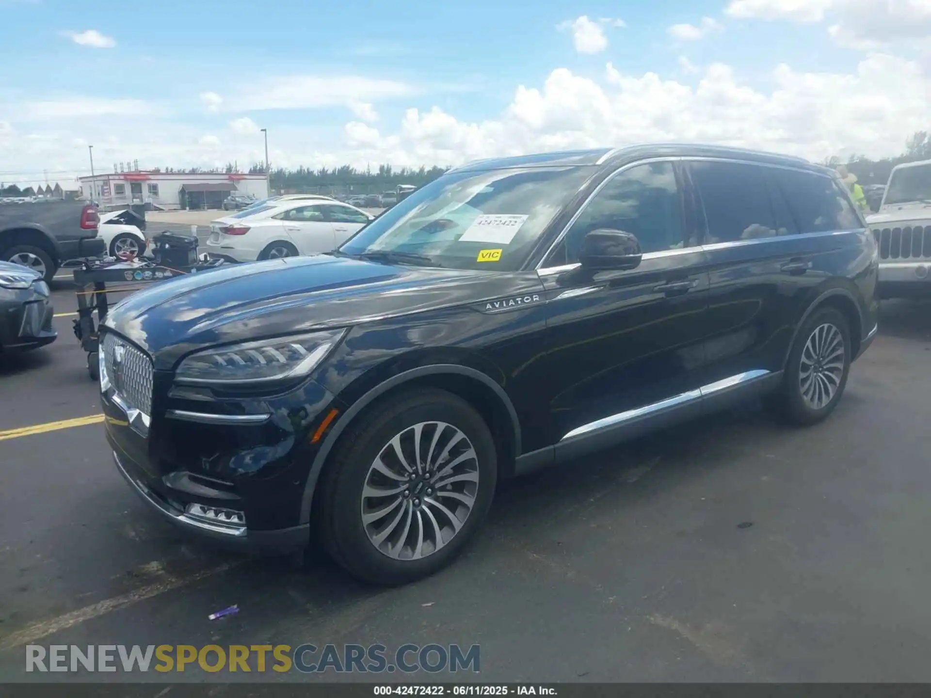 2 Photograph of a damaged car 5LM5J7WC0MGL12385 LINCOLN AVIATOR 2021