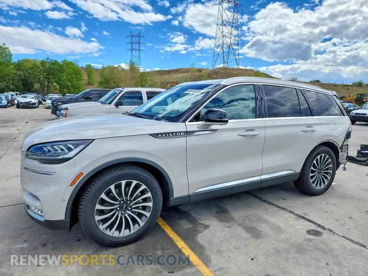 1 Photograph of a damaged car 5LM5J7WC0MGL14301 LINCOLN AVIATOR 2021