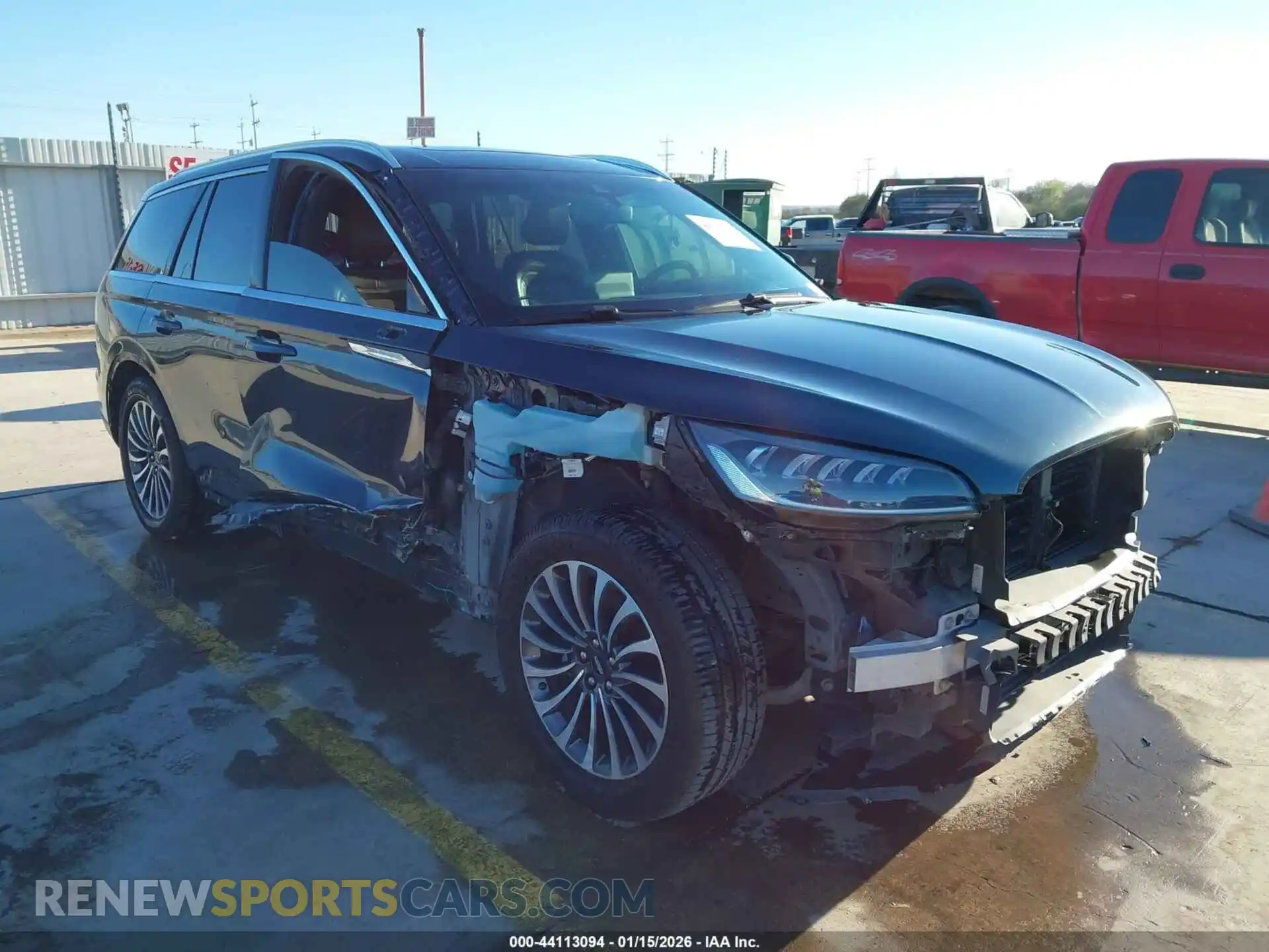 1 Photograph of a damaged car 5LM5J7WC2MGL02604 LINCOLN AVIATOR 2021