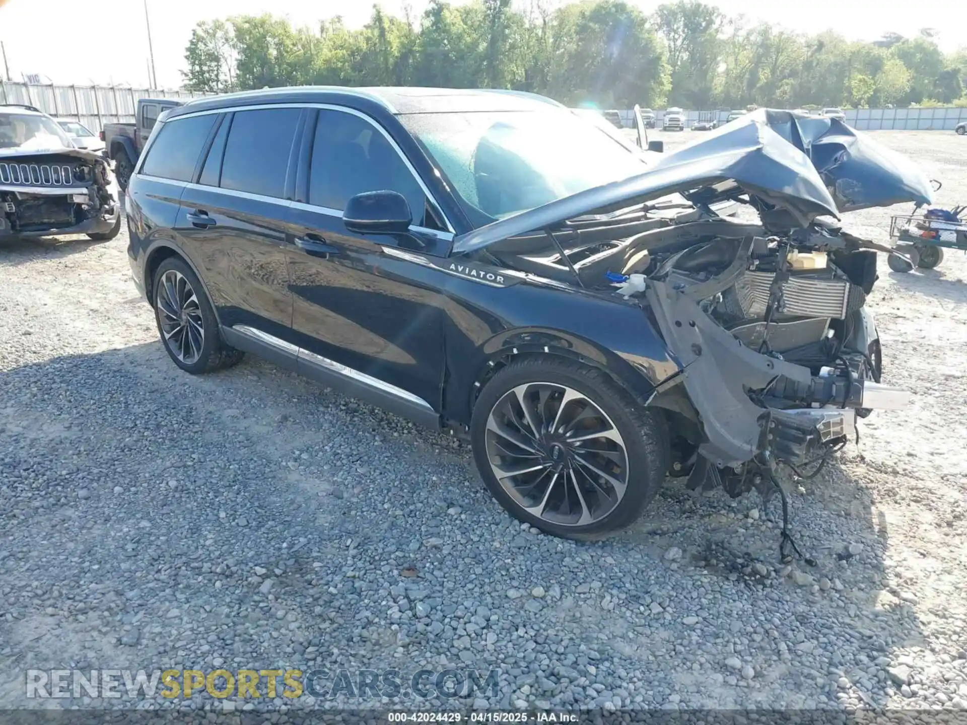 1 Photograph of a damaged car 5LM5J7WC6MGL08244 LINCOLN AVIATOR 2021