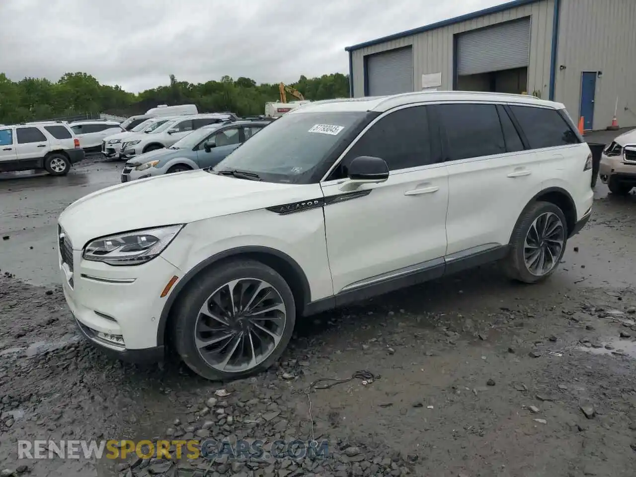 1 Photograph of a damaged car 5LM5J7XC6MGL14110 LINCOLN AVIATOR 2021