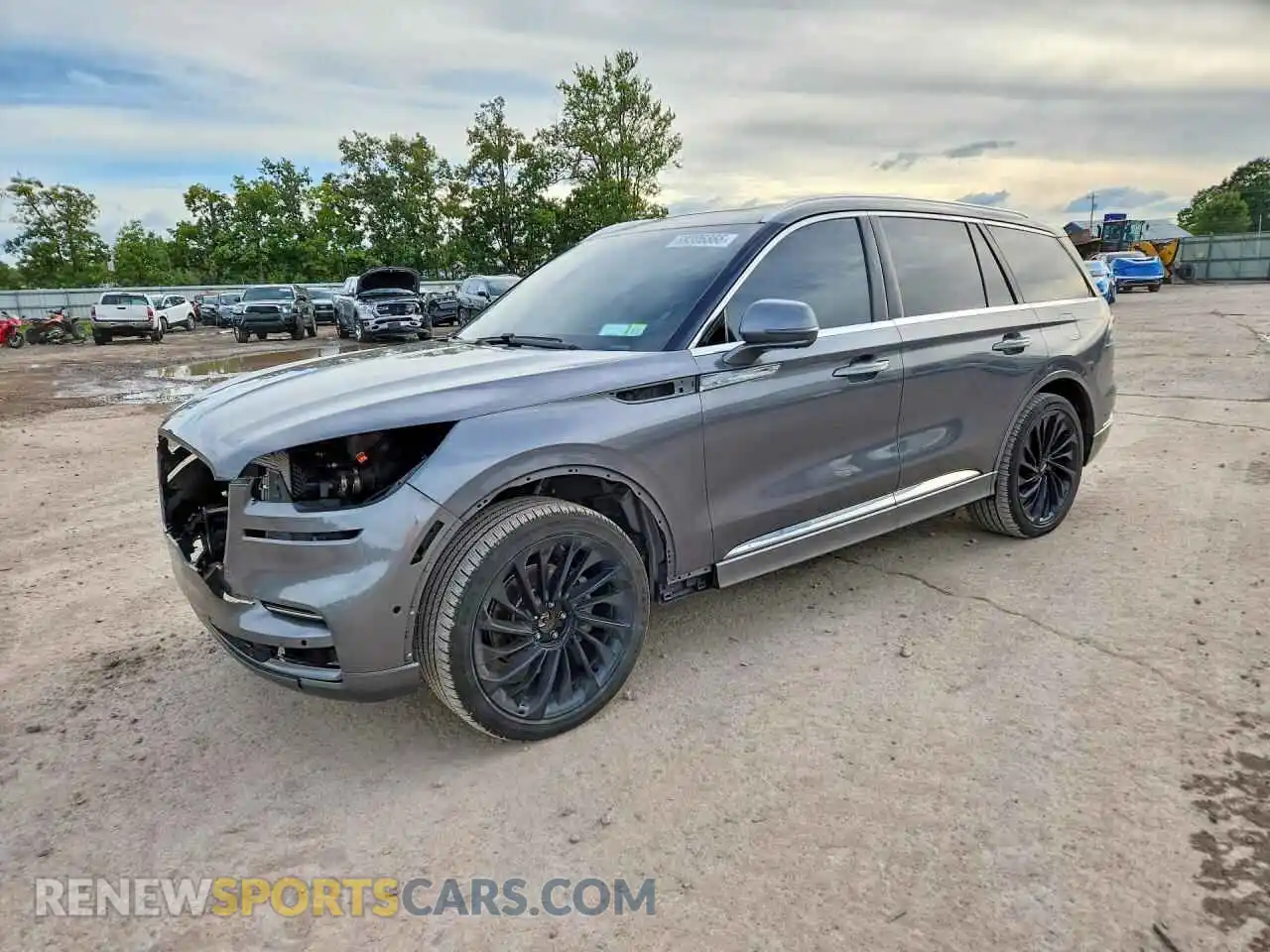 1 Photograph of a damaged car 5LM5J7XC7MGL03004 LINCOLN AVIATOR 2021