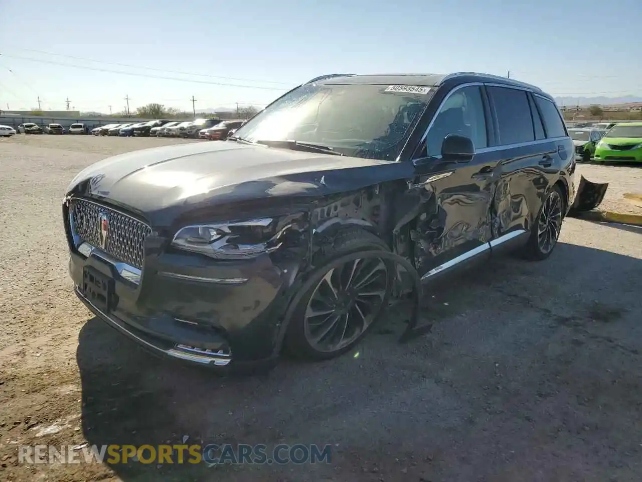 1 Photograph of a damaged car 5LM5J7XC7MGL03813 LINCOLN AVIATOR 2021