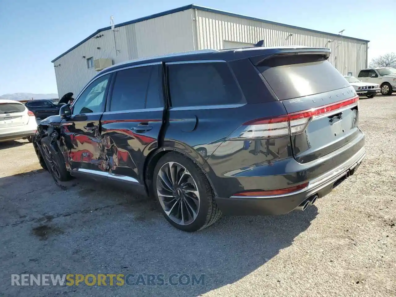 2 Photograph of a damaged car 5LM5J7XC7MGL03813 LINCOLN AVIATOR 2021