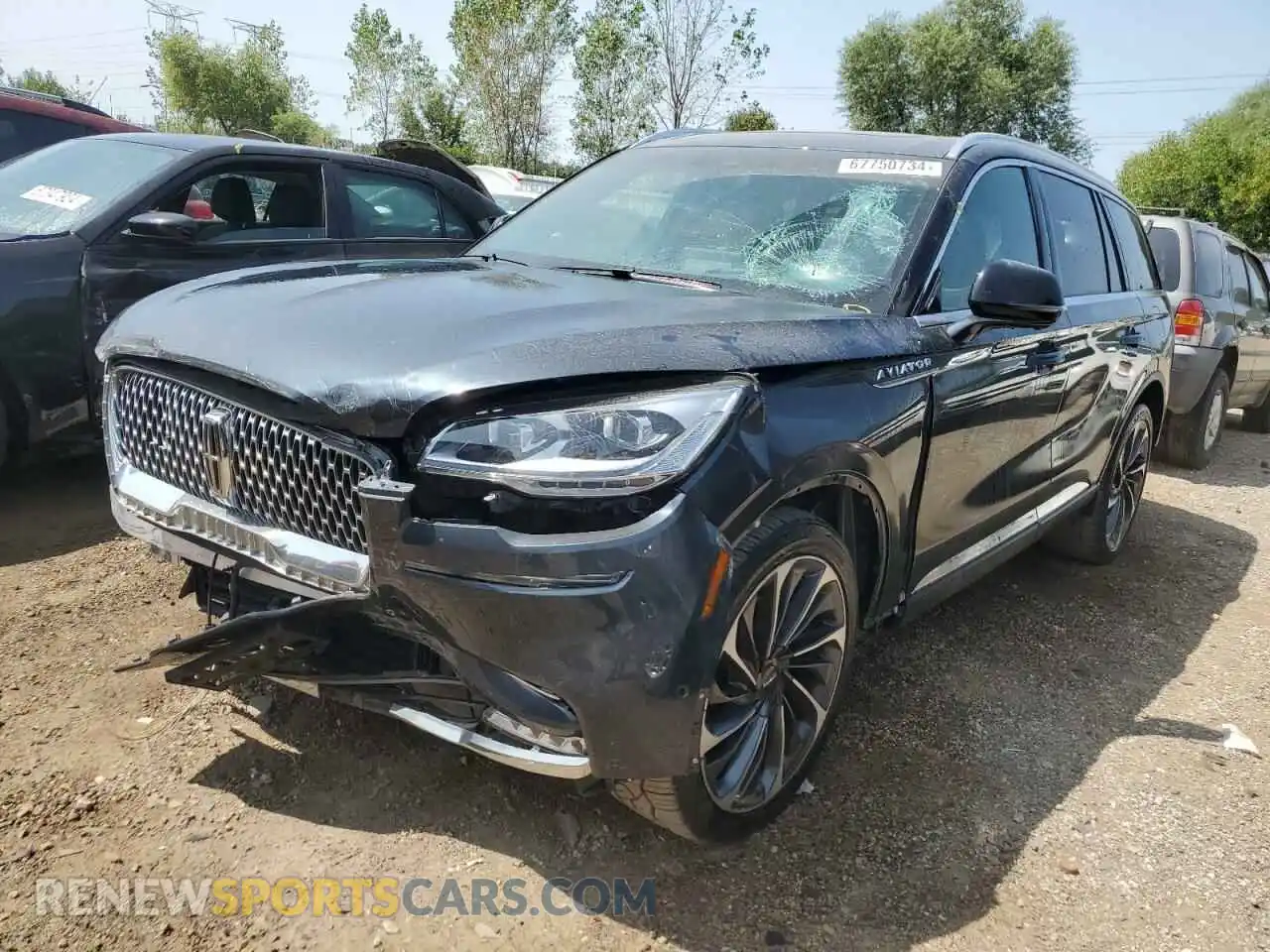 1 Photograph of a damaged car 5LM5J7XC7MGL07084 LINCOLN AVIATOR 2021