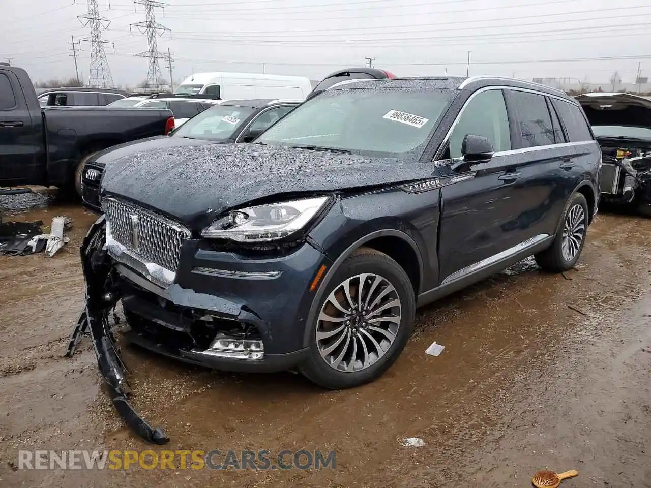 1 Photograph of a damaged car 5LM5J7XC9MGL18314 LINCOLN AVIATOR 2021