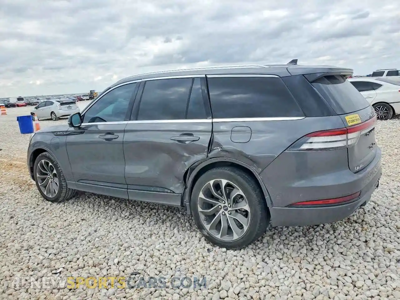 2 Photograph of a damaged car 5LMYJ8XY6MNL02615 LINCOLN AVIATOR 2021