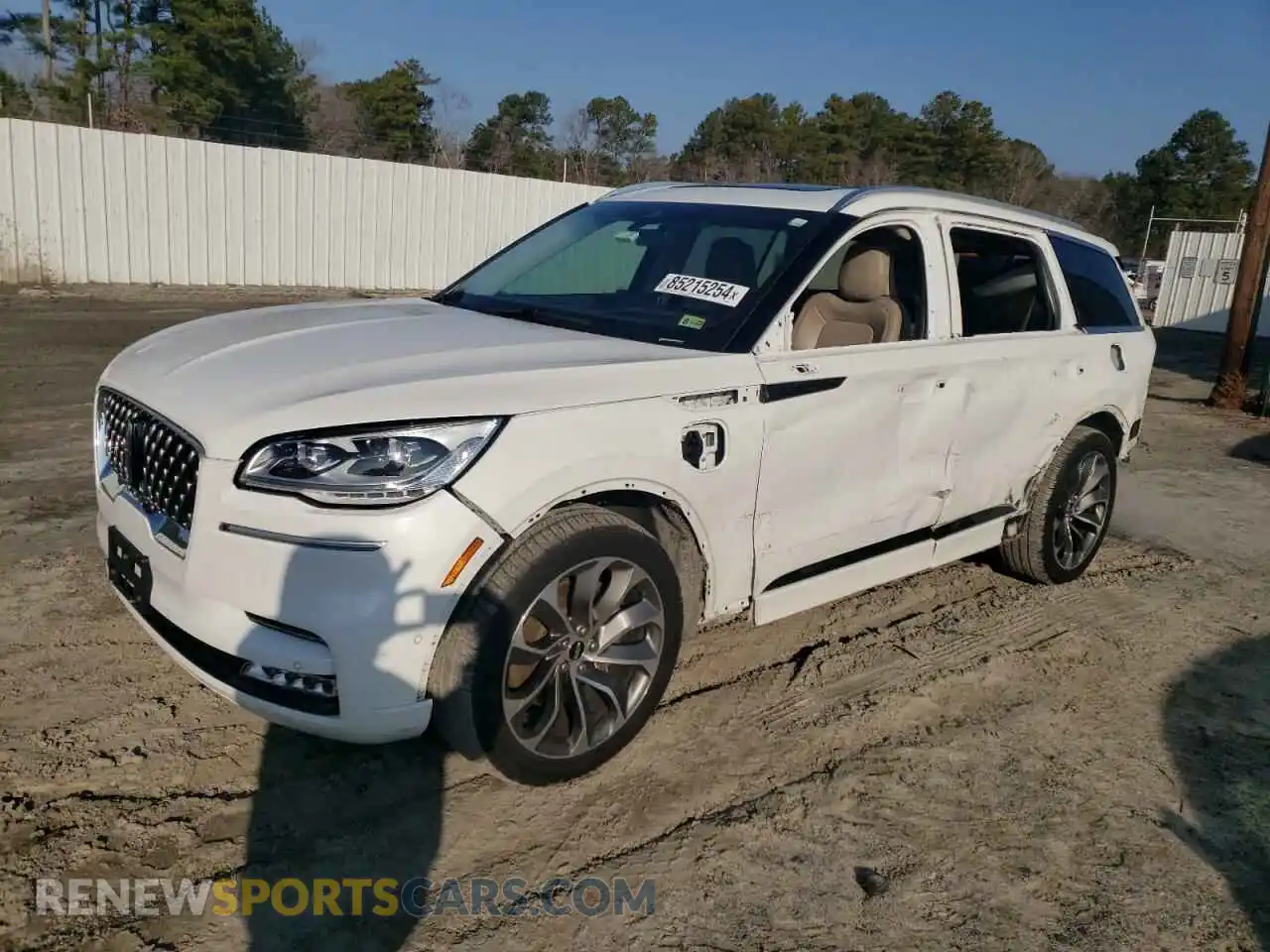 1 Photograph of a damaged car 5LMYJ8XY9MNL00826 LINCOLN AVIATOR 2021